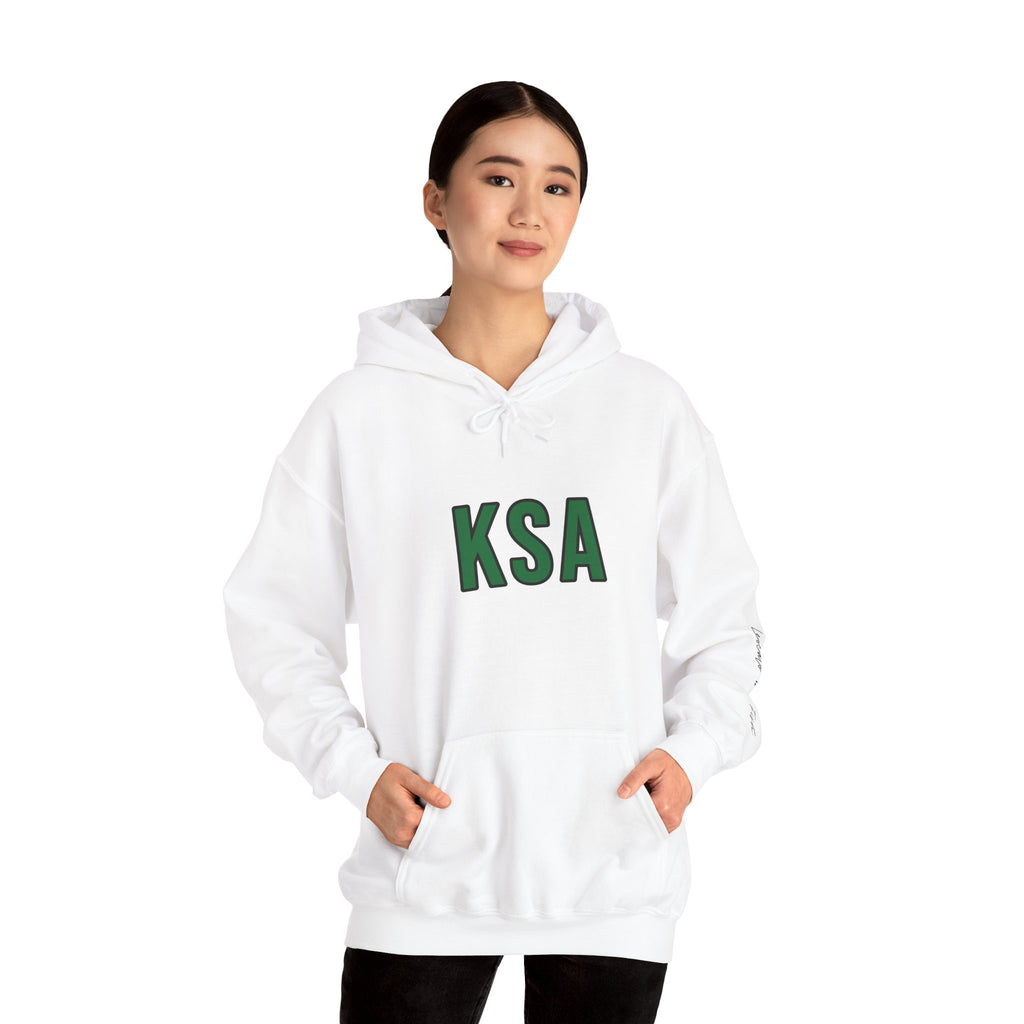 KSA flag hoodie ,