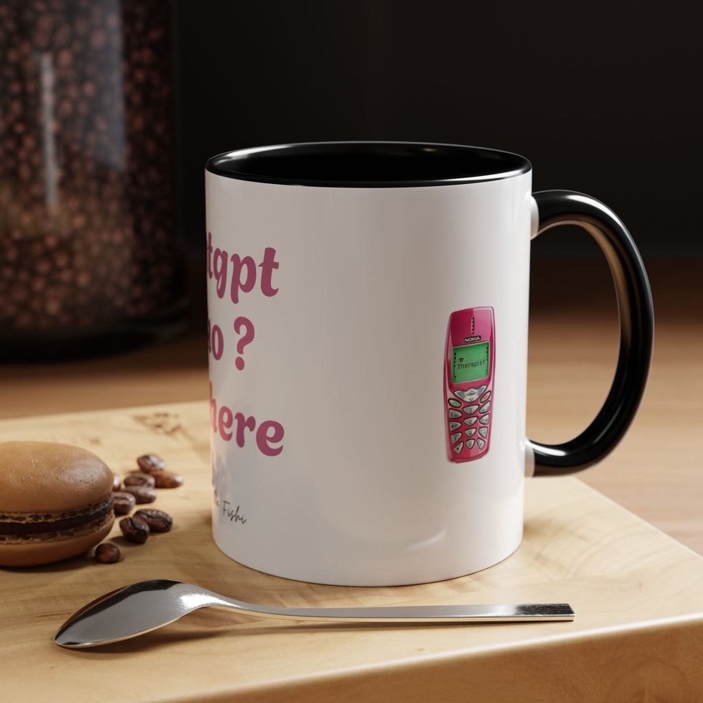chatgpt how iam here Coffee Mug (11, 15oz)