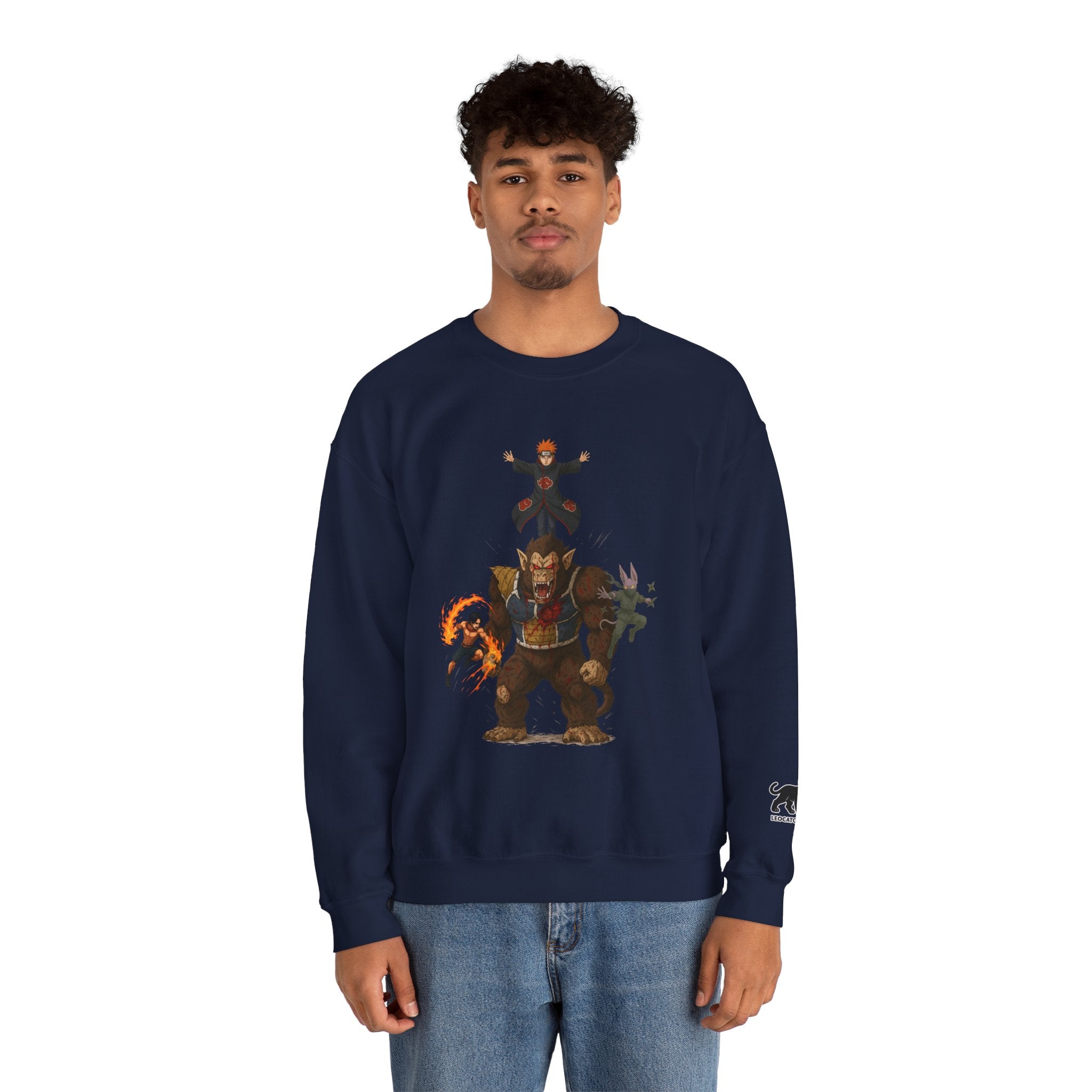 fight pain , nothing ends without pain Unisex Heavy Blend™ Crewneck Sweatshirt , high quality