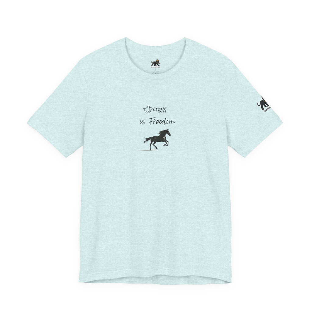 strength is freedom Graphic Tee, Casual Summer Shirt, Marine Life T-Shirt, Gift for Sea Lovers,  high quality