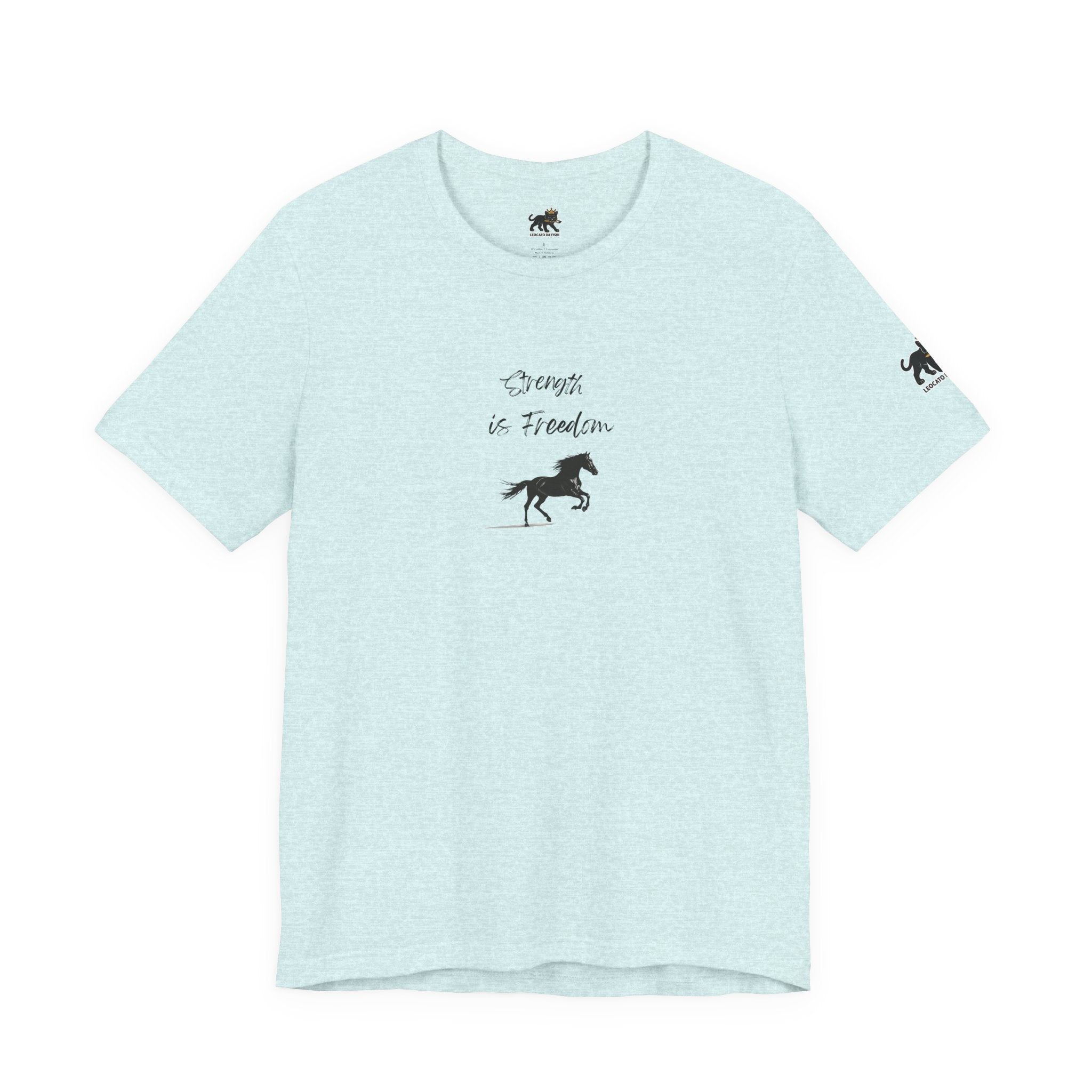 strength is freedom Graphic Tee, Casual Summer Shirt, Marine Life T-Shirt, Gift for Sea Lovers,  high quality