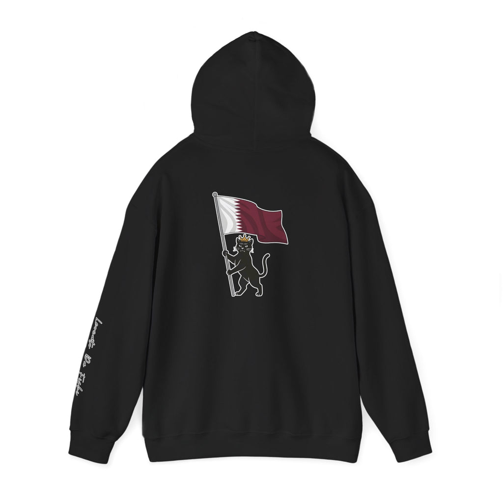 Qatar flag hoodie ,