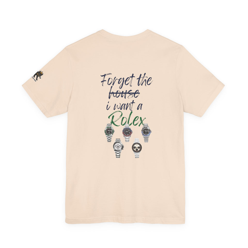 forget i want rolex Graphic Tee, Casual Summer Shirt, Marine Life T-Shirt, Gift for Sea Lovers,  high quality