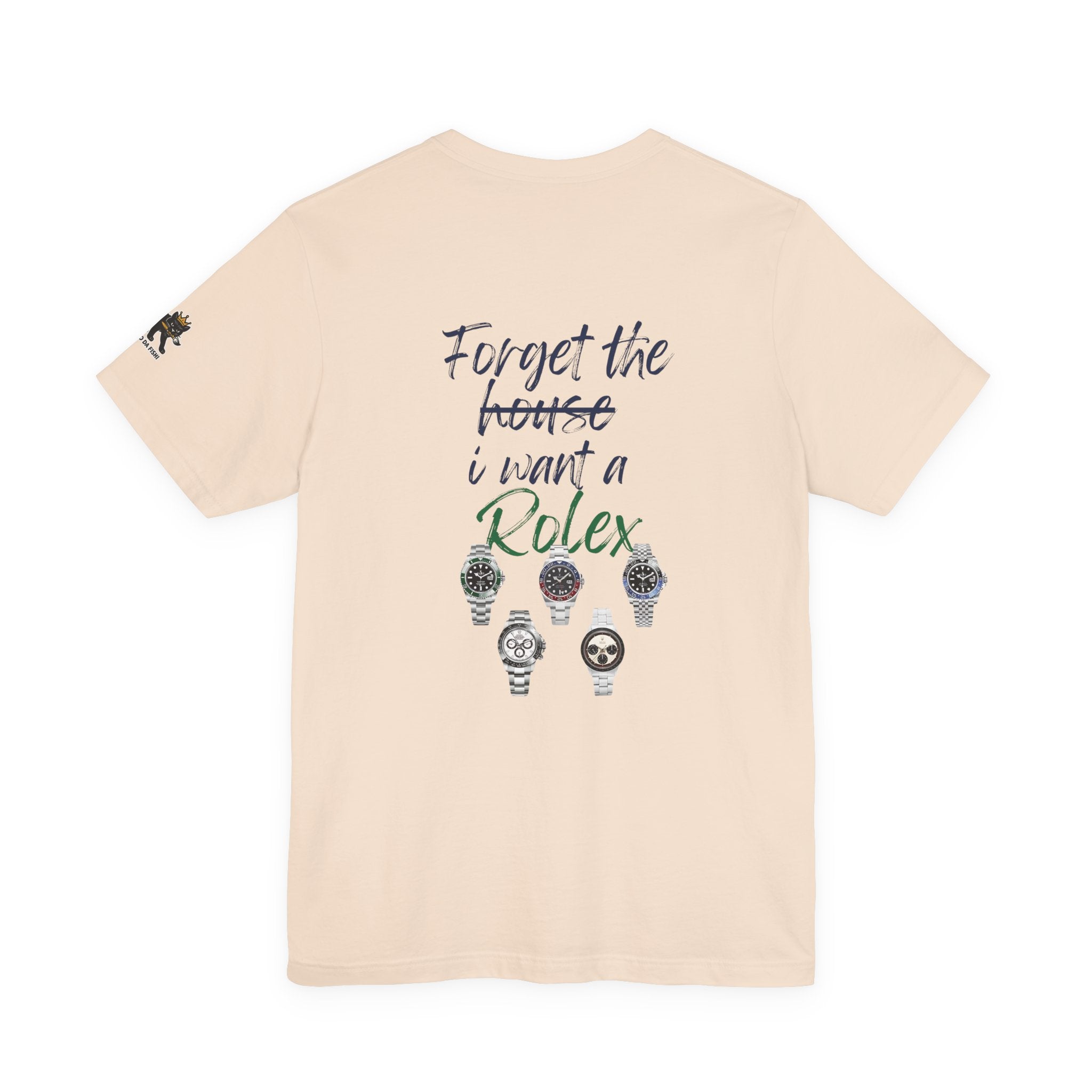forget i want rolex Graphic Tee, Casual Summer Shirt, Marine Life T-Shirt, Gift for Sea Lovers,  high quality