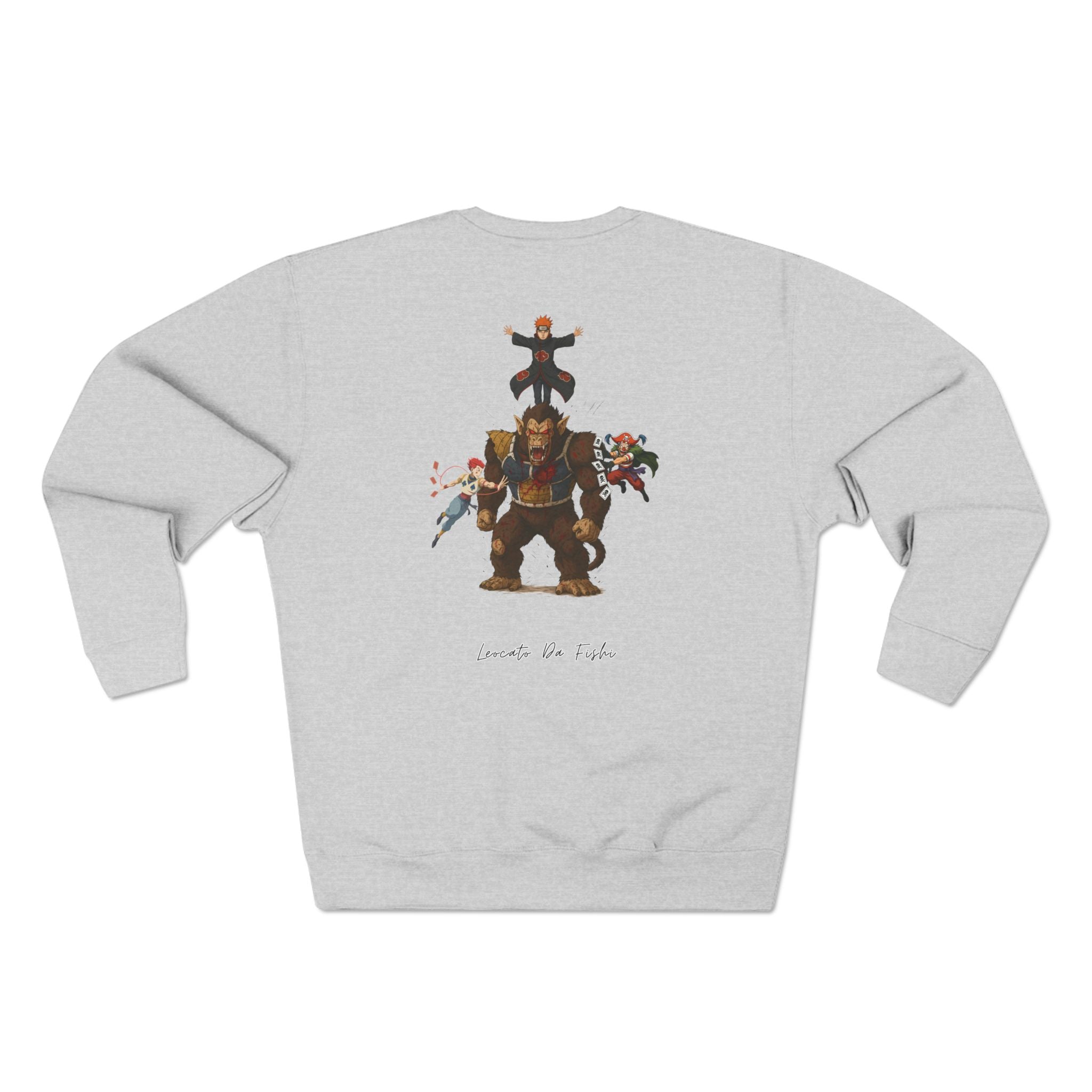 big fight Unisex Cartoon Sweatshirt with Fun Character Design, Graphic Sweatshirt for Fans, Cozy Gift for Birthdays, Casual Wear, Unique Apparel