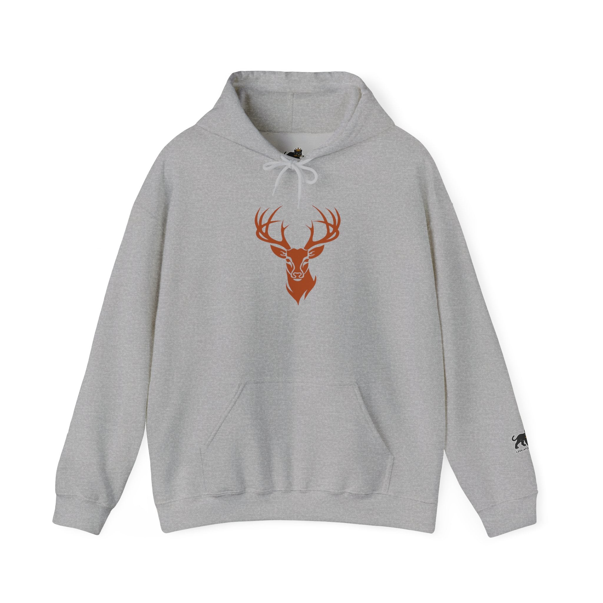 deer head Hooded Sweatshirt, Unisex Casual Hoodie