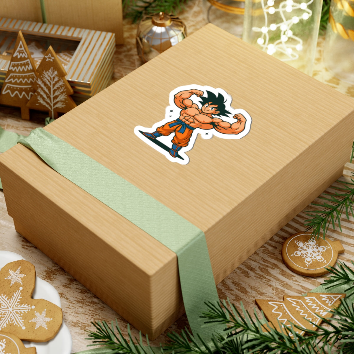 goku the GYM fitness    Character Kiss-Cut Stickers | Laptop, Decor, Gift, Naruto, Pain, Custom Stickers