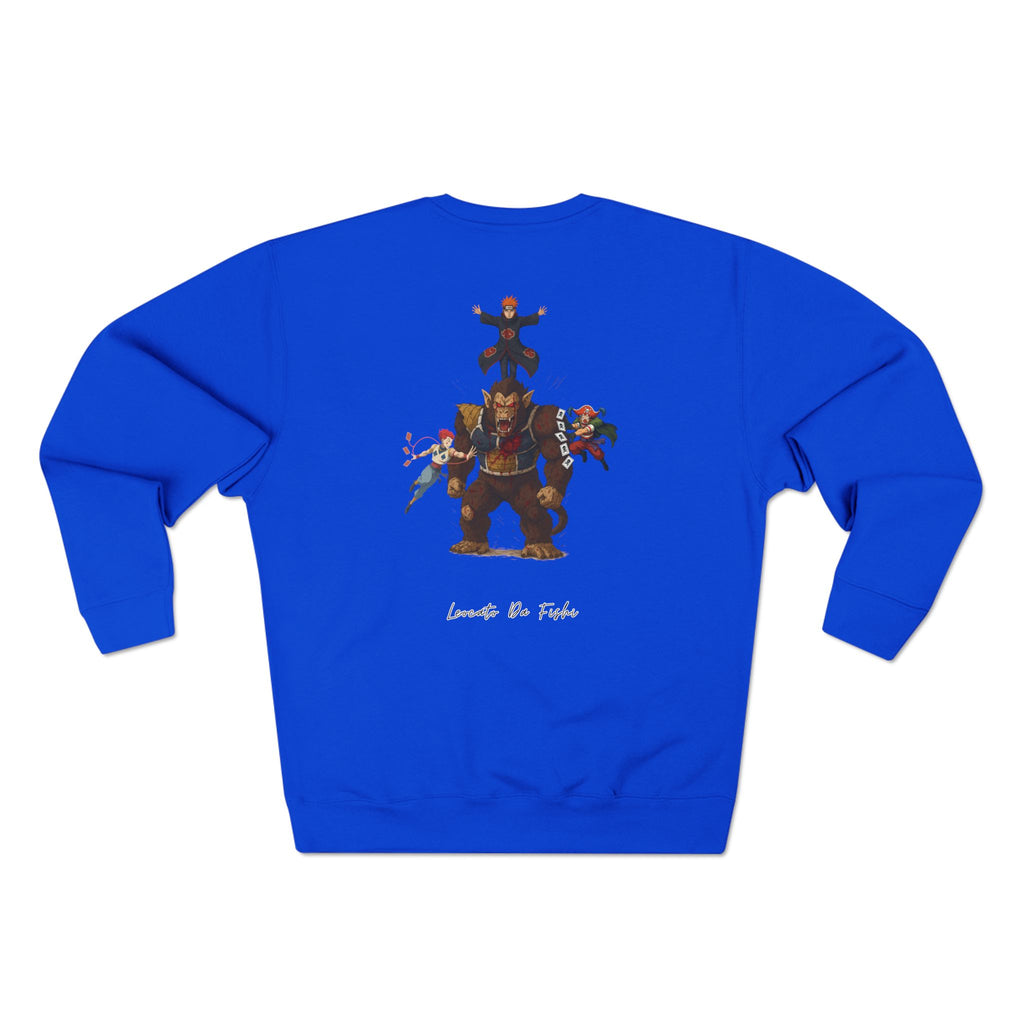 big fight Unisex Cartoon Sweatshirt with Fun Character Design, Graphic Sweatshirt for Fans, Cozy Gift for Birthdays, Casual Wear, Unique Apparel