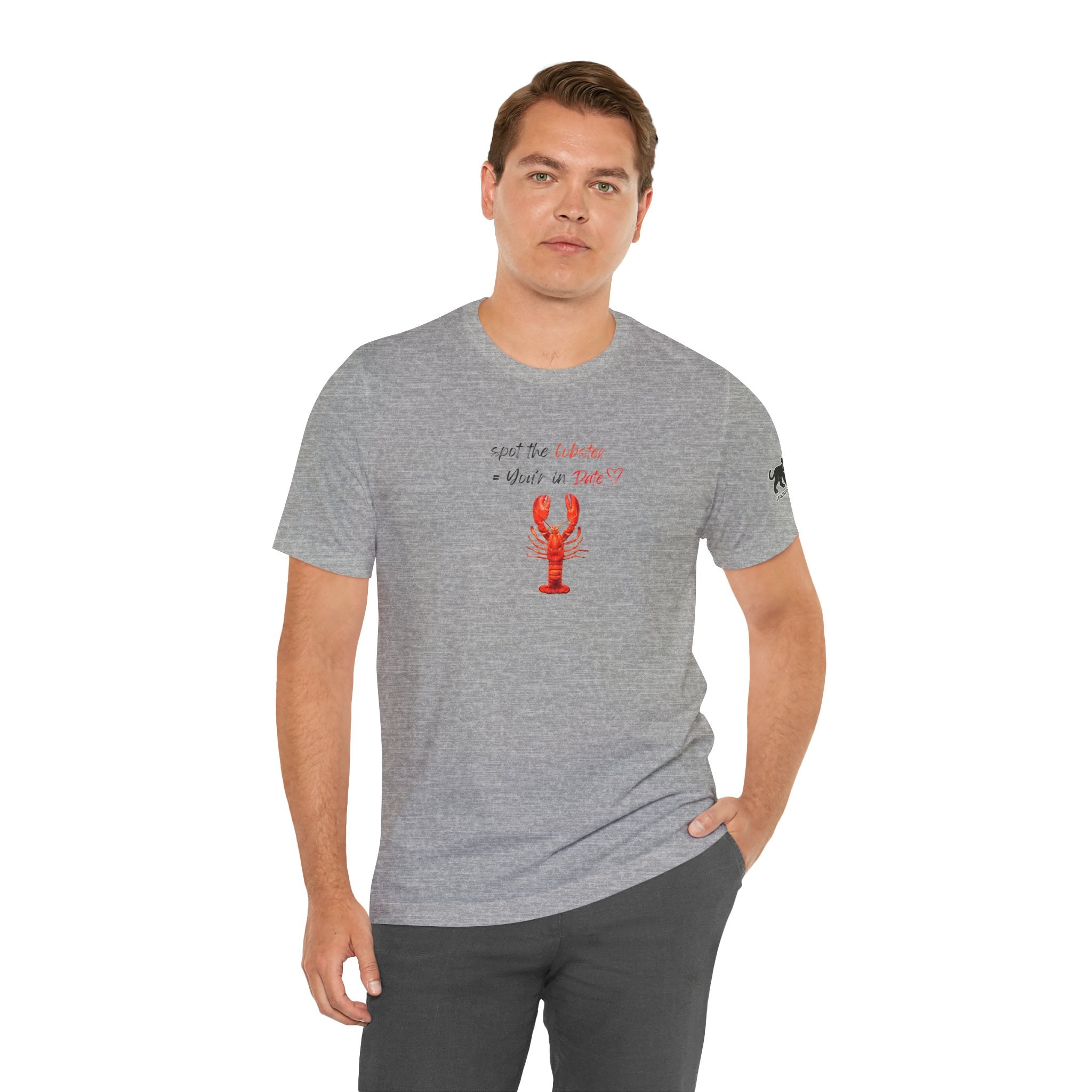 spot the  lobster your in date Graphic Tee, Casual Summer Shirt, Marine Life T-Shirt, Gift for Sea Lovers,  high quality