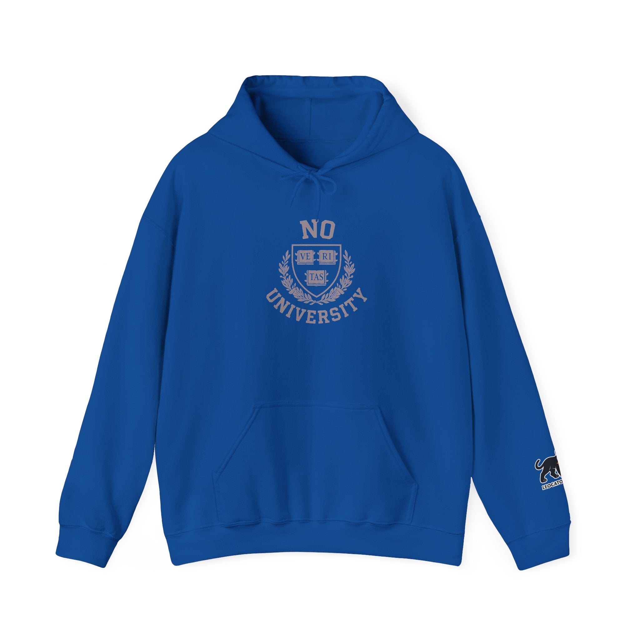 Unisex Hooded 'No University' , School Spirit