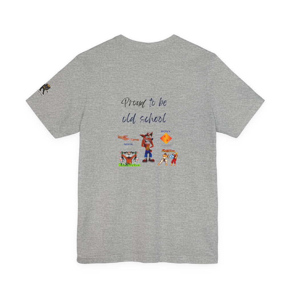 proud to be old school   Graphic Tee, Casual Summer Shirt, Marine Life T-Shirt, Gift for Sea Lovers,  high quality