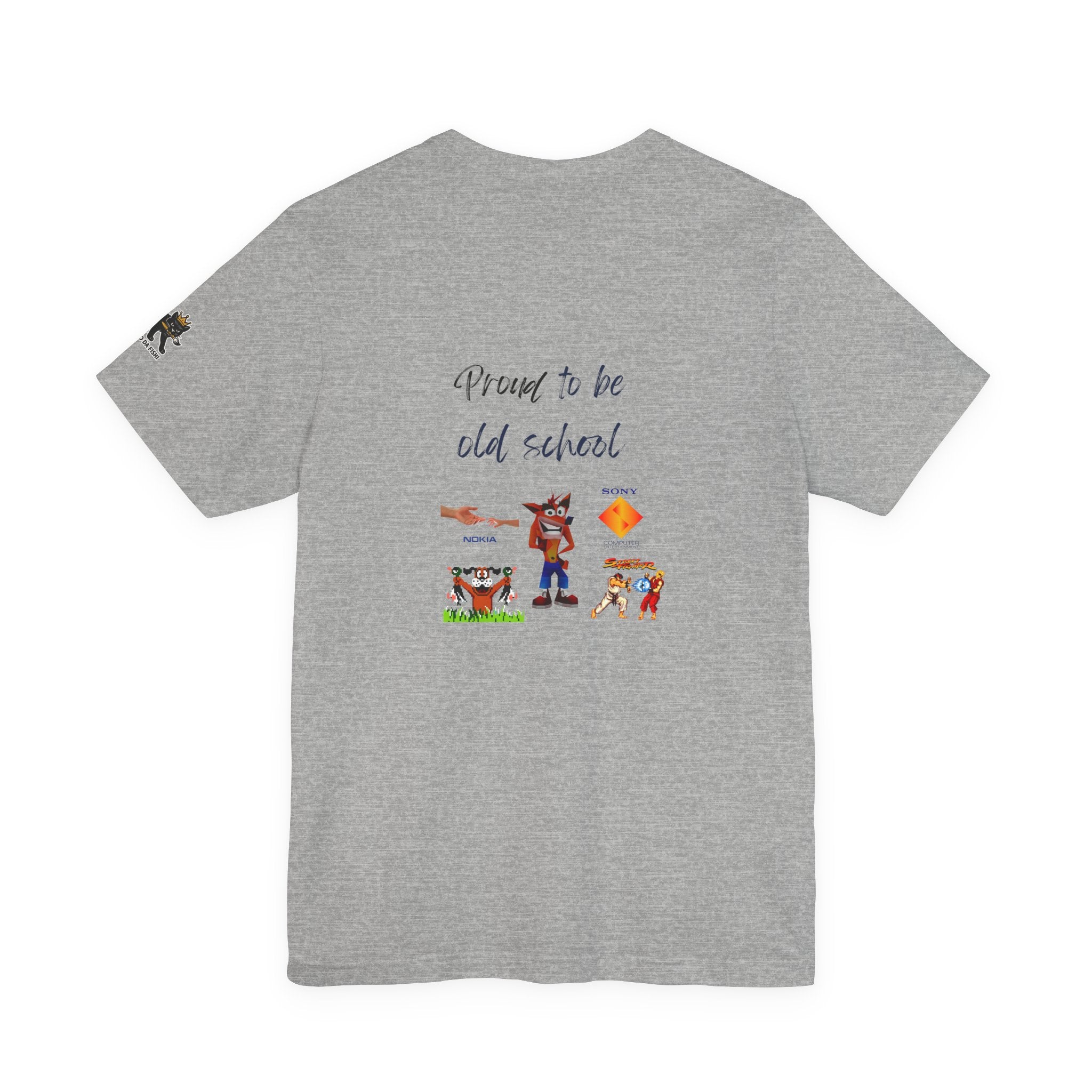 proud to be old school   Graphic Tee, Casual Summer Shirt, Marine Life T-Shirt, Gift for Sea Lovers,  high quality