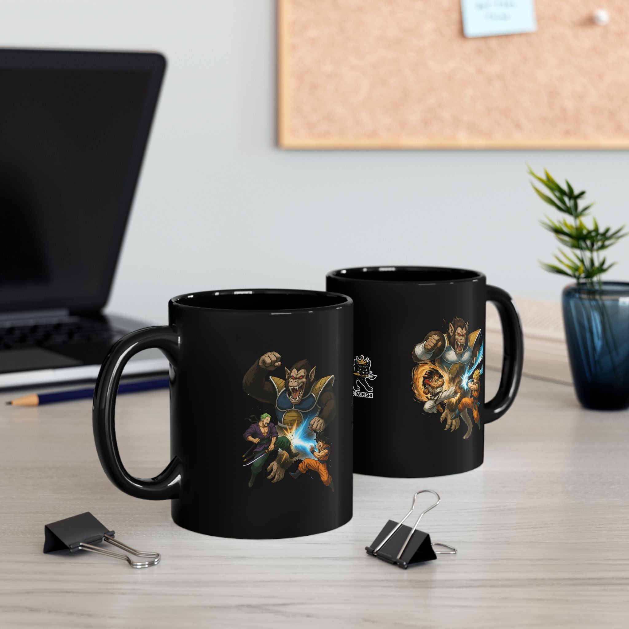 Gaming Warriors Black Mug – Perfect for Coffee Lovers, Cat Enthusiasts, Gamers, Gift for Birthdays, and Fun Collectibles