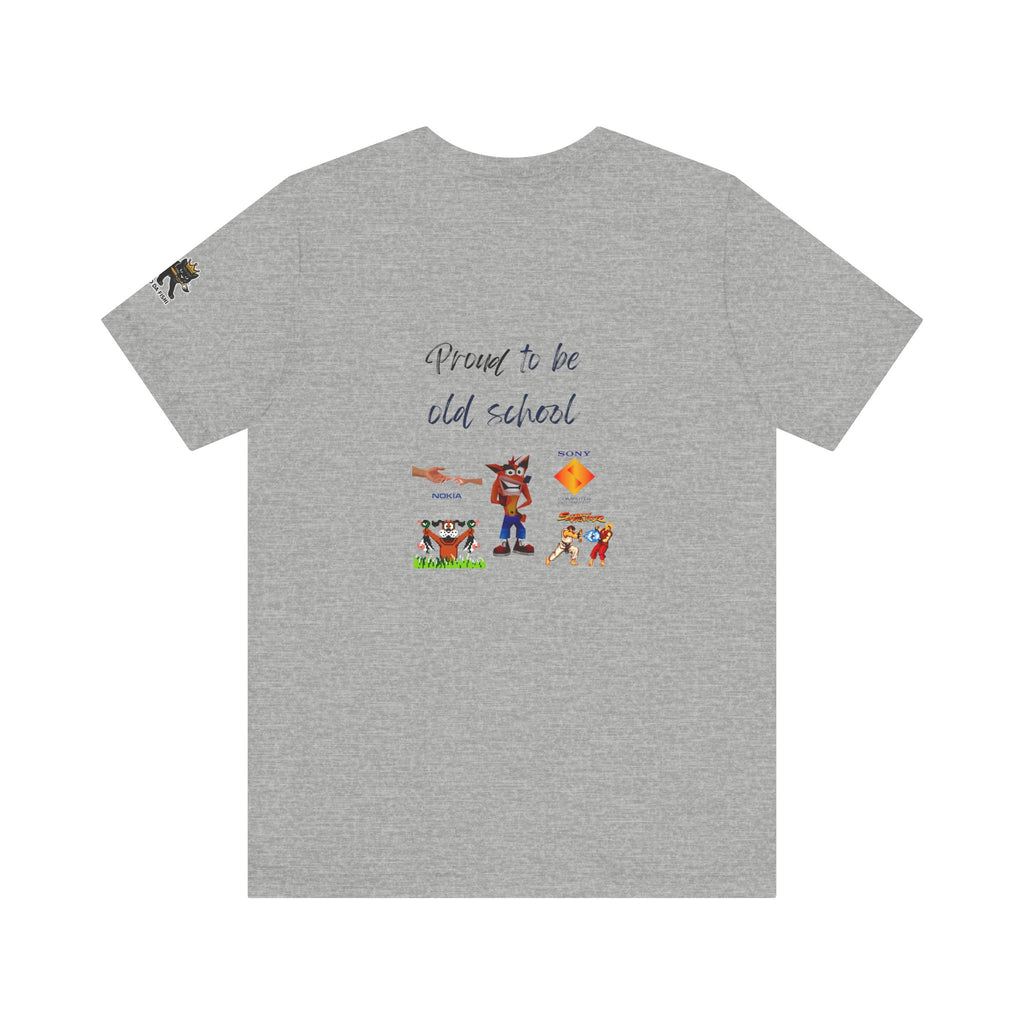 proud to be old school   Graphic Tee, Casual Summer Shirt, Marine Life T-Shirt, Gift for Sea Lovers,  high quality