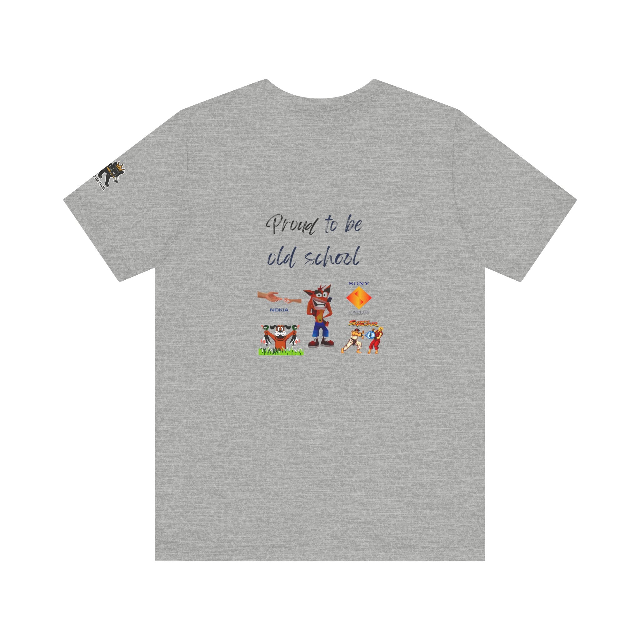 proud to be old school   Graphic Tee, Casual Summer Shirt, Marine Life T-Shirt, Gift for Sea Lovers,  high quality