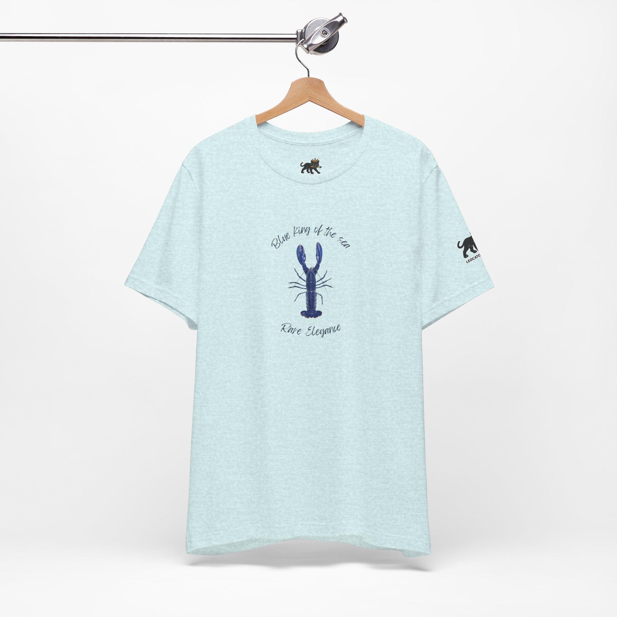 blue king of sea Lobster Graphic Tee, Casual Summer Shirt, Marine Life T-Shirt, Gift for Sea Lovers,  high quality