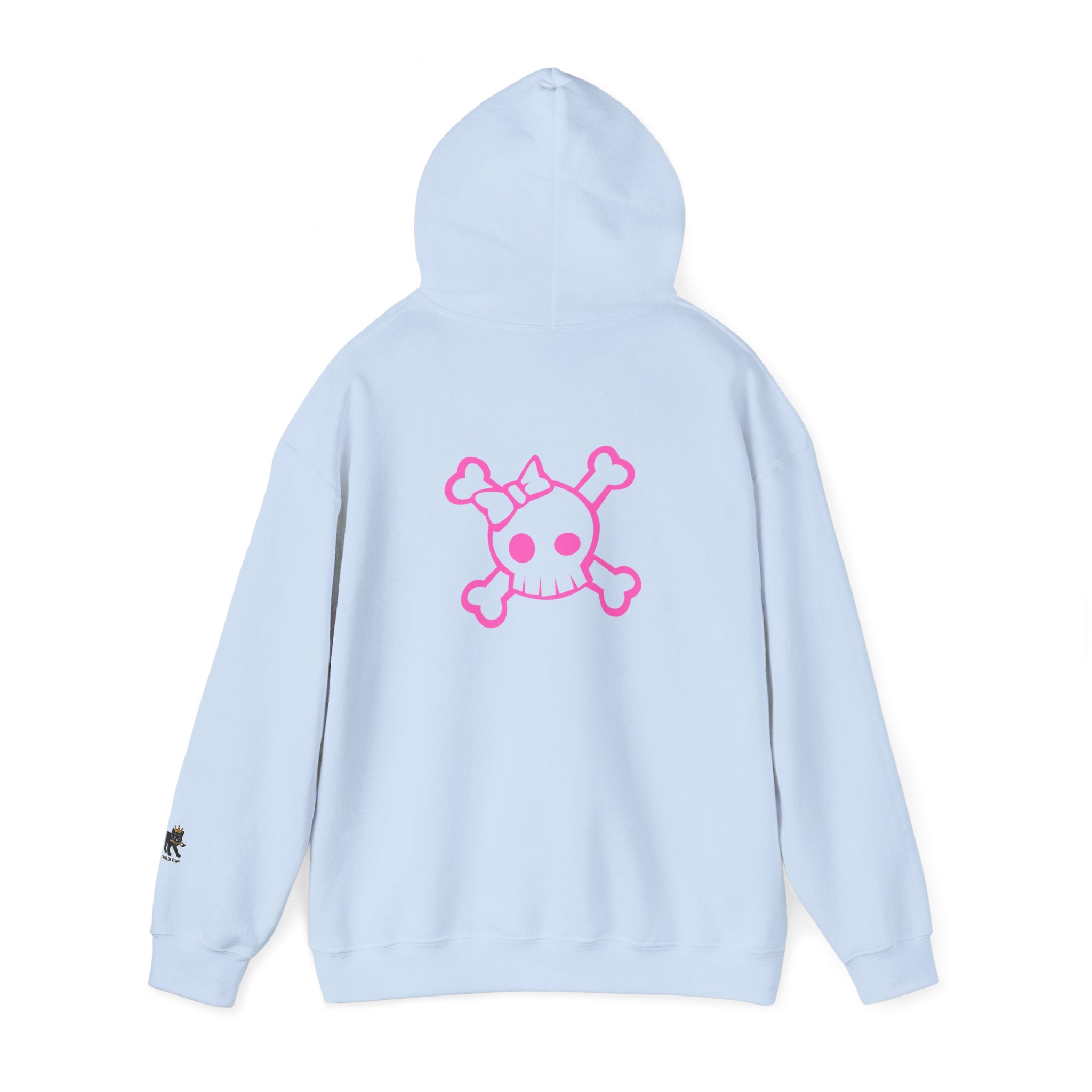 skull pink  Hooded Sweatshirt,