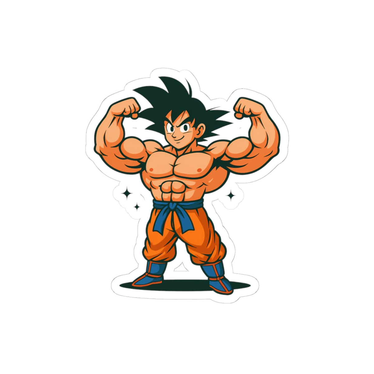 goku the GYM fitness    Character Kiss-Cut Stickers | Laptop, Decor, Gift, Naruto, Pain, Custom Stickers