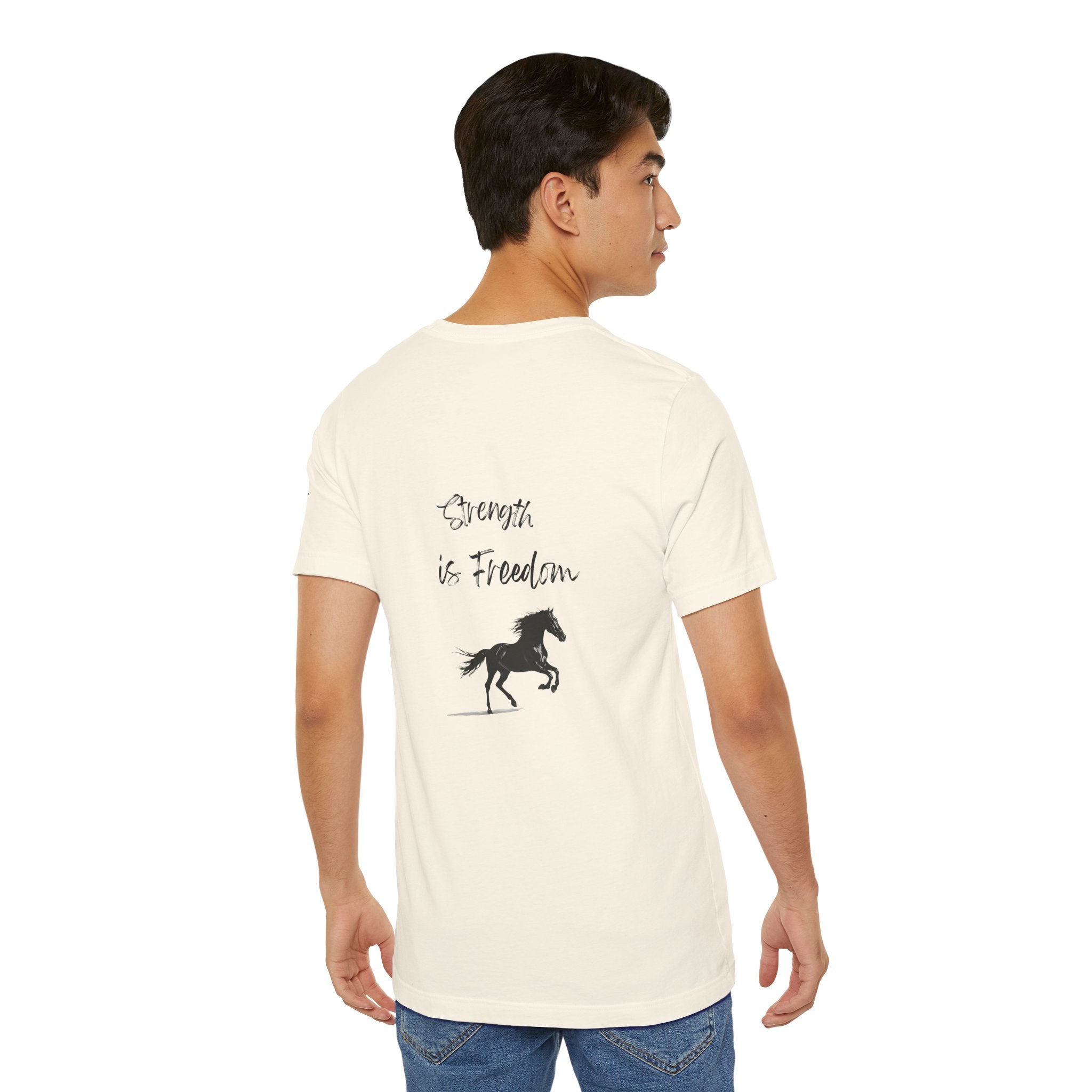 strength is freedom Graphic Tee, Casual Summer Shirt, Marine Life T-Shirt, Gift for Sea Lovers,  high quality