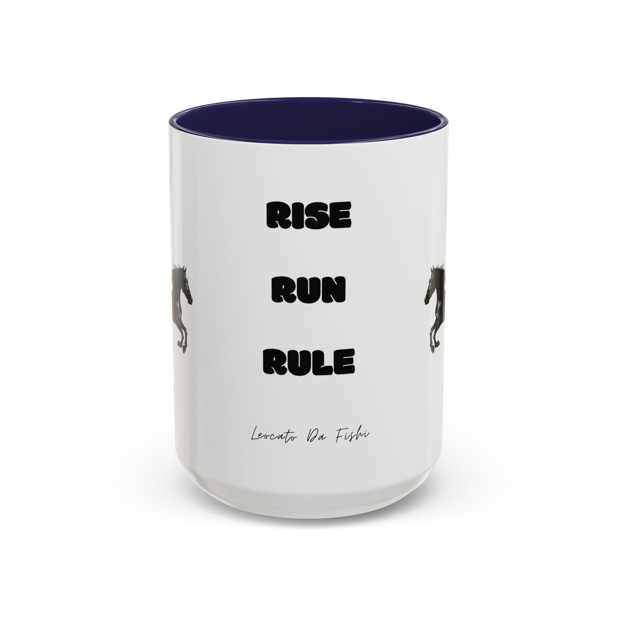 horse rise run  Coffee Mug (11, 15oz)