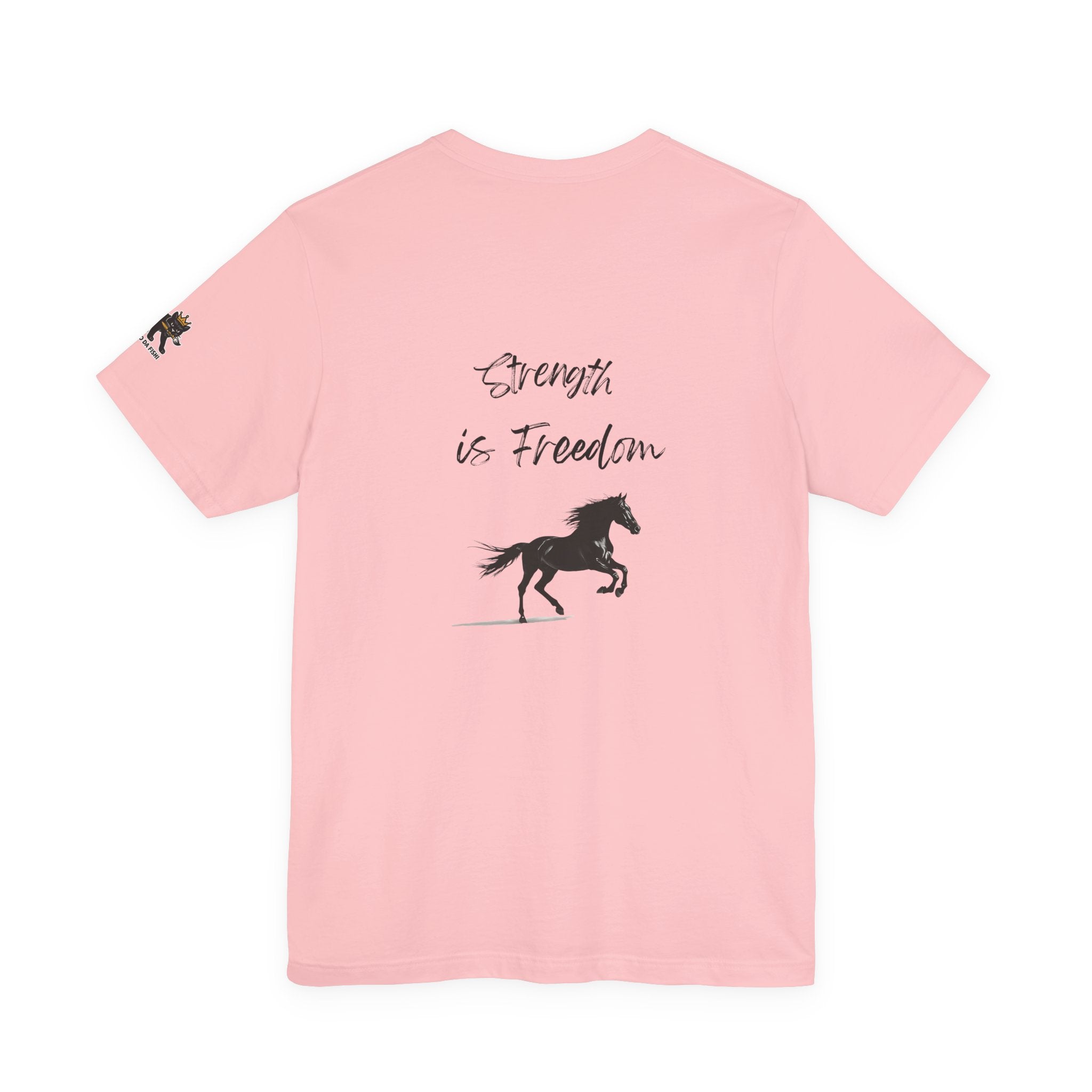 strength is freedom Graphic Tee, Casual Summer Shirt, Marine Life T-Shirt, Gift for Sea Lovers,  high quality