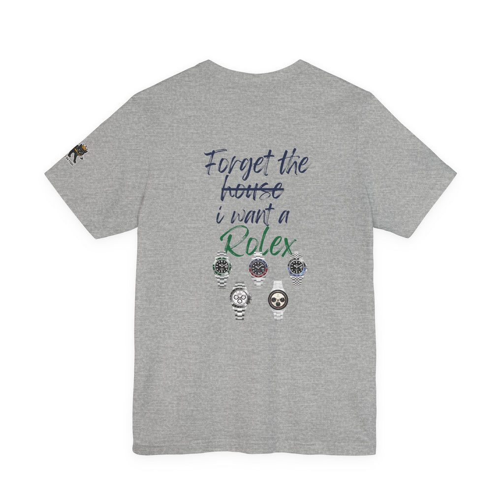 forget i want rolex Graphic Tee, Casual Summer Shirt, Marine Life T-Shirt, Gift for Sea Lovers,  high quality