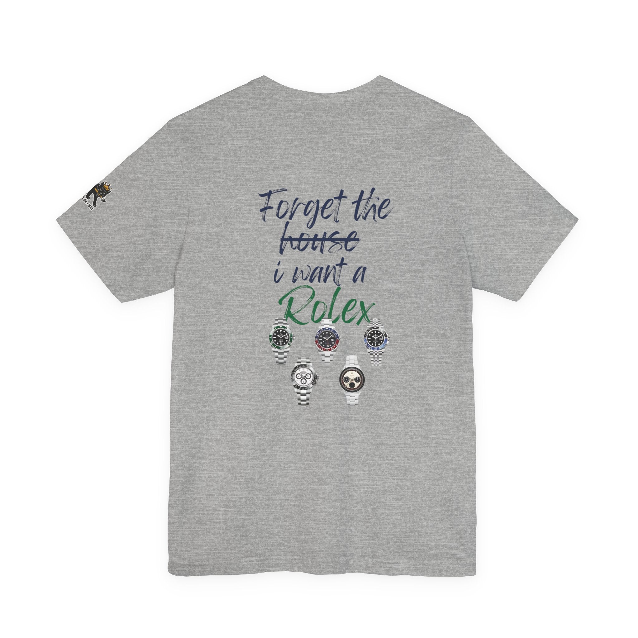 forget i want rolex Graphic Tee, Casual Summer Shirt, Marine Life T-Shirt, Gift for Sea Lovers,  high quality