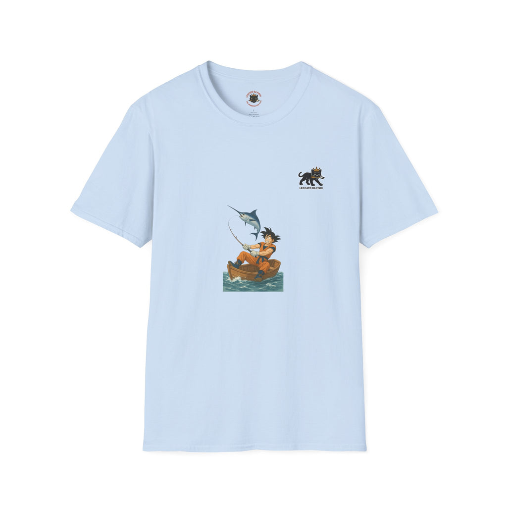 Fishing goku Unisex T-Shirt, Casual Wear, Gift for Fishermen, Outdoor Adventure Shirt, Summer Apparel, Fishing Enthusiast Tee