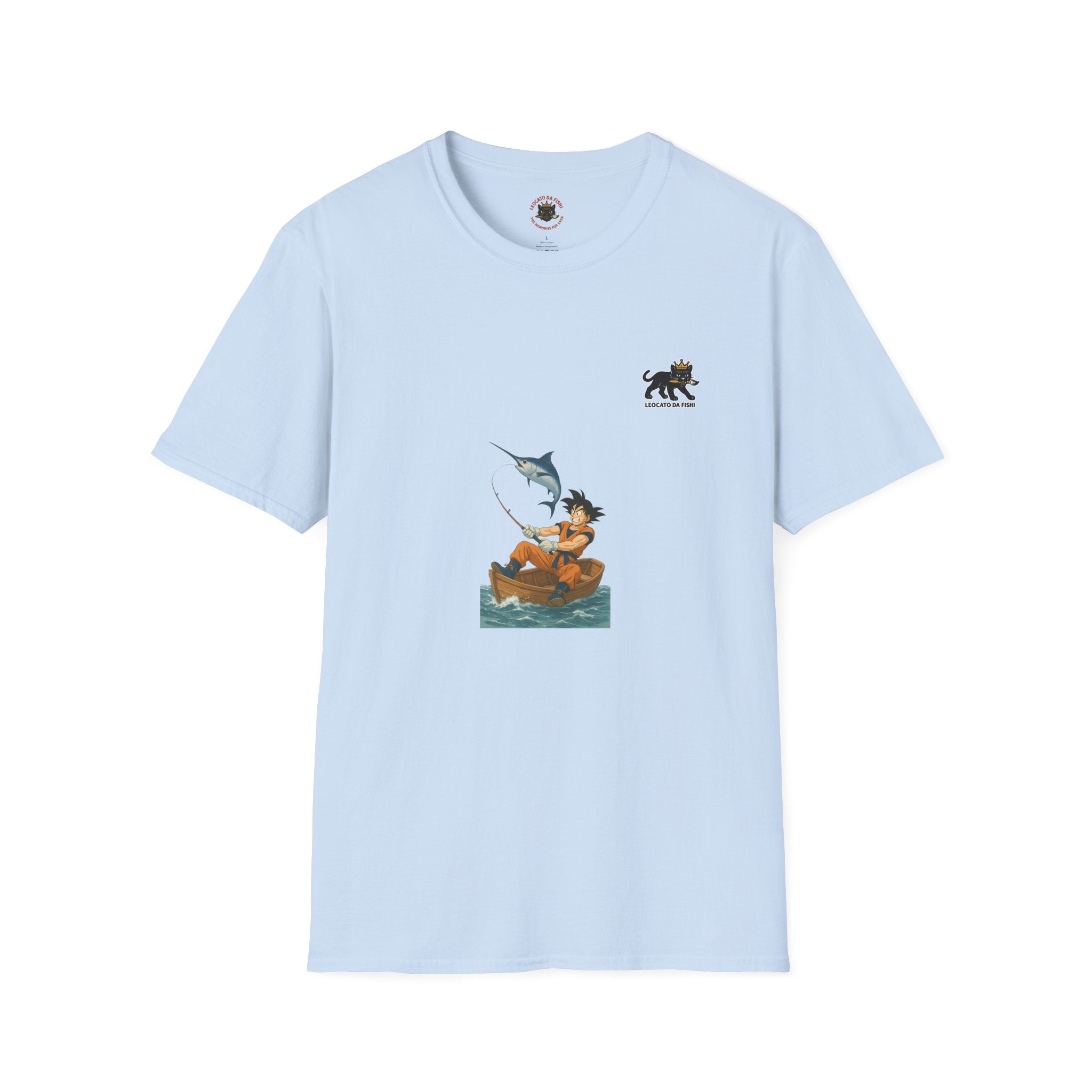 Fishing goku Unisex T-Shirt, Casual Wear, Gift for Fishermen, Outdoor Adventure Shirt, Summer Apparel, Fishing Enthusiast Tee