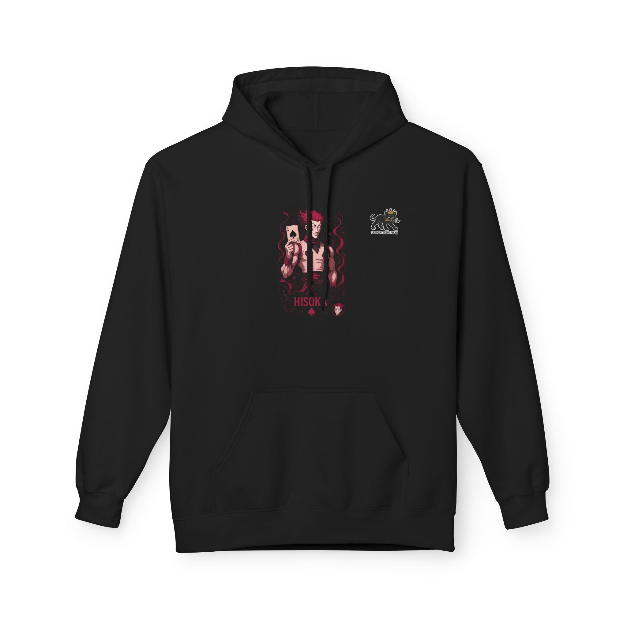 card Hisoka-Inspired Unisex Hoodie, Anime Apparel, Cozy Hoodie for Fans, Gift for Gamers, Stylish Streetwear