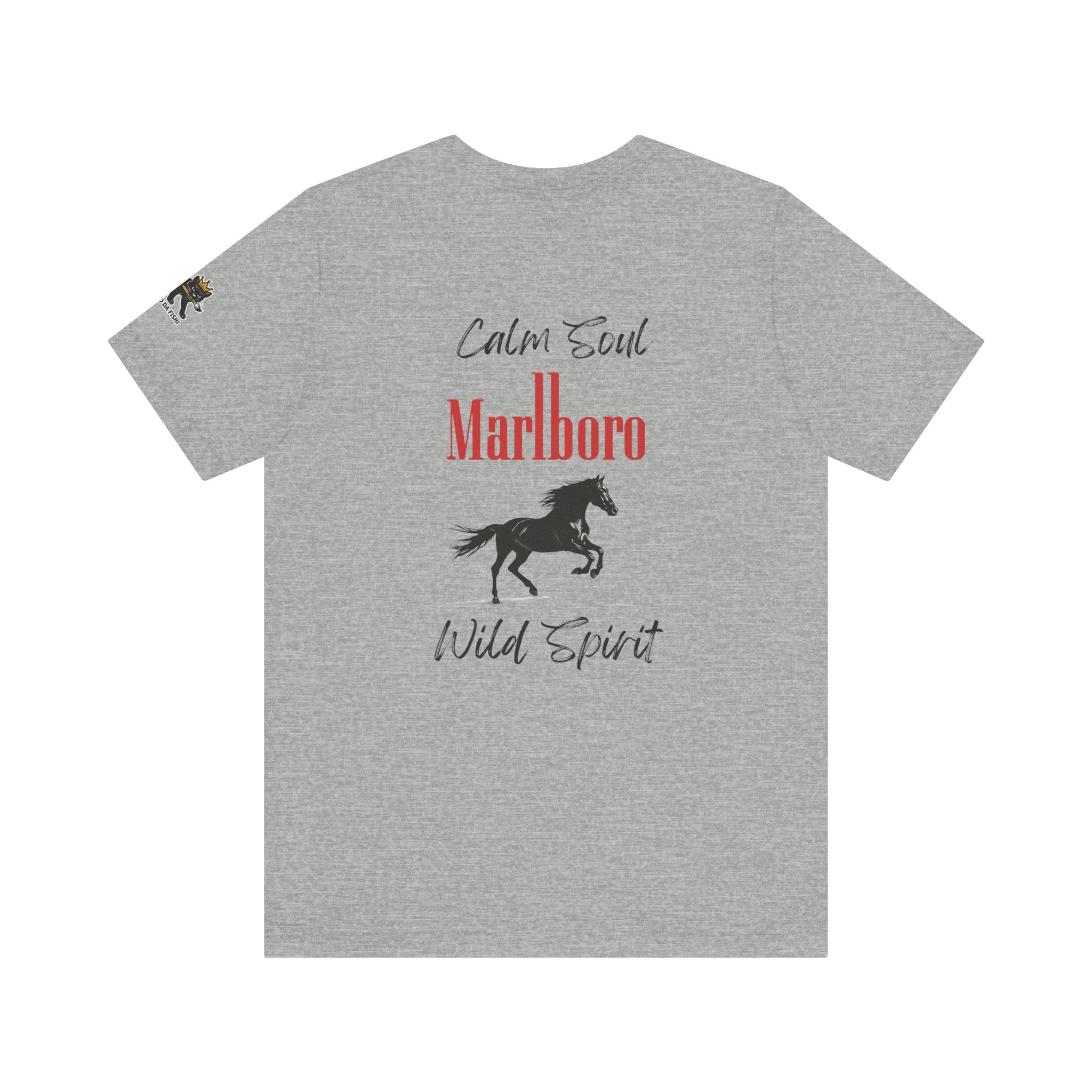 calm soul wild spirit Graphic Tee, Casual Summer Shirt, Marine Life T-Shirt, Gift for Sea Lovers,  high quality