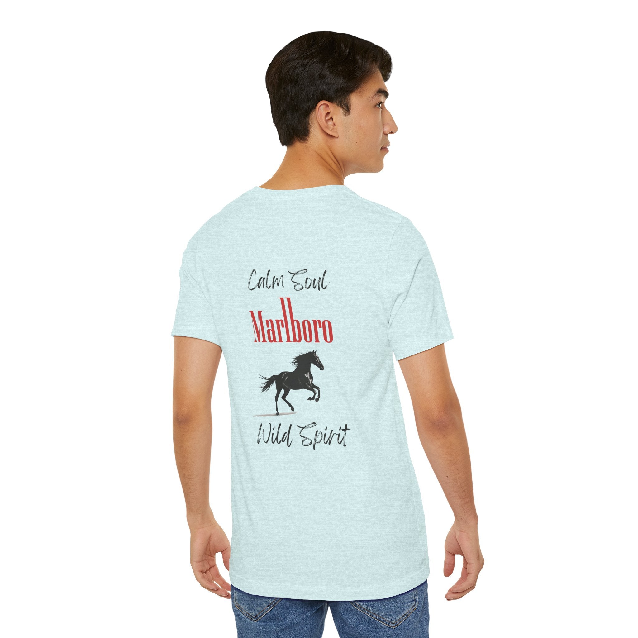 calm soul wild spirit Graphic Tee, Casual Summer Shirt, Marine Life T-Shirt, Gift for Sea Lovers,  high quality