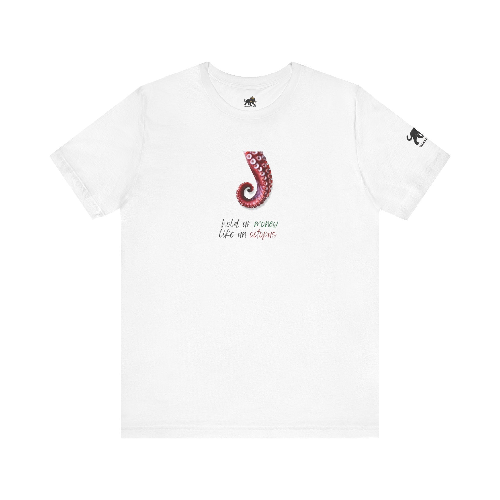 hold ur money like an octopus  Graphic Tee, Casual Summer Shirt, Marine Life T-Shirt, Gift for Sea Lovers,  high quality