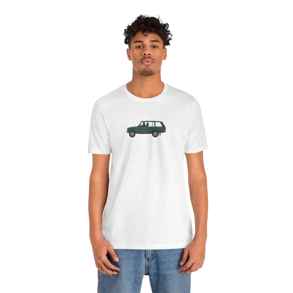 green land rover classic car Stylish , high quality