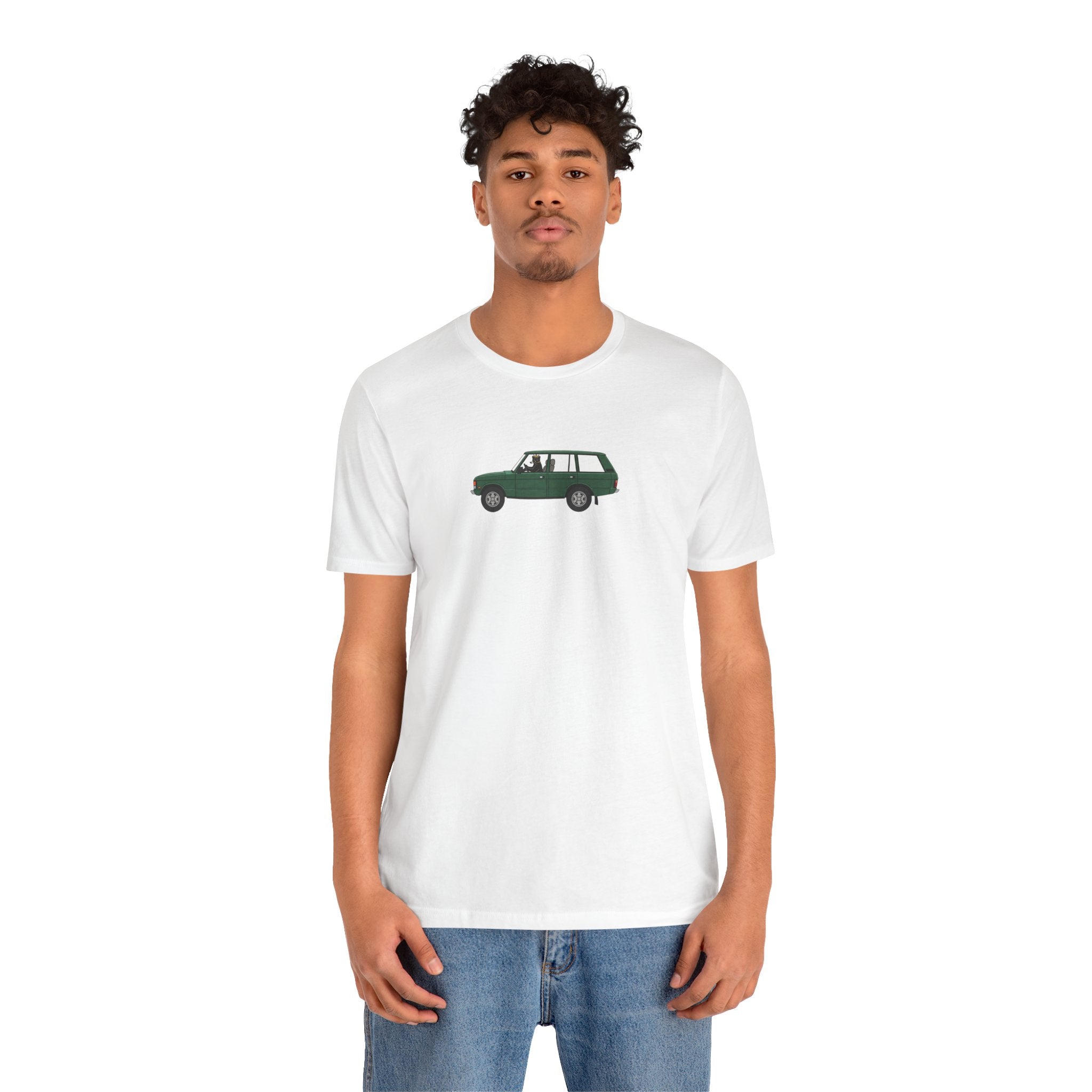 green land rover classic car Stylish , high quality