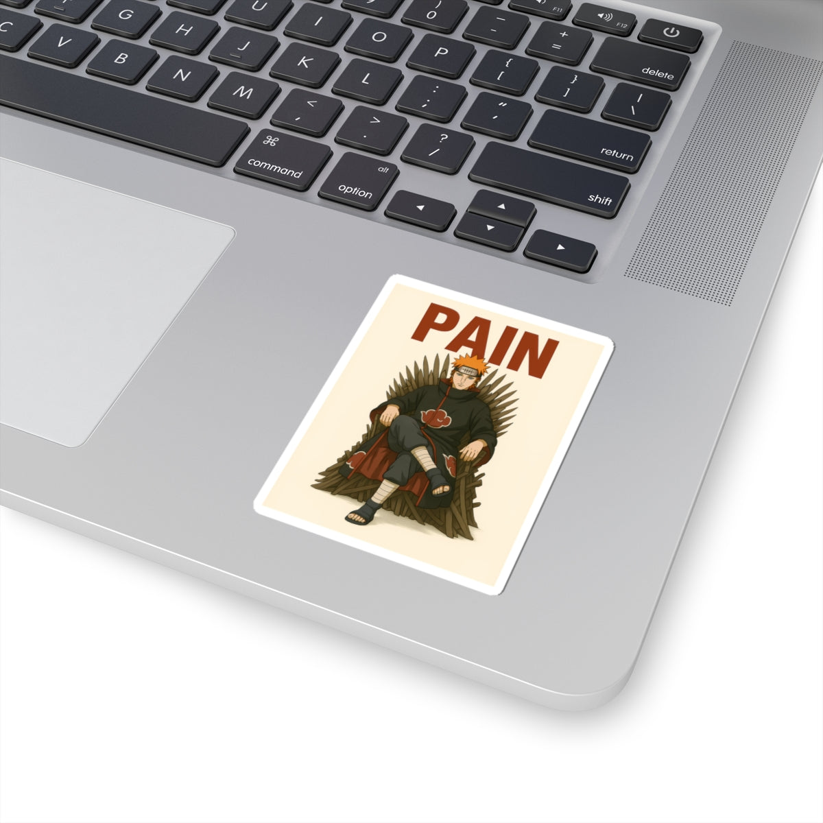 pain in the throne  Character Kiss-Cut Stickers | Laptop, Decor, Gift, Naruto, Pain, Custom Stickers
