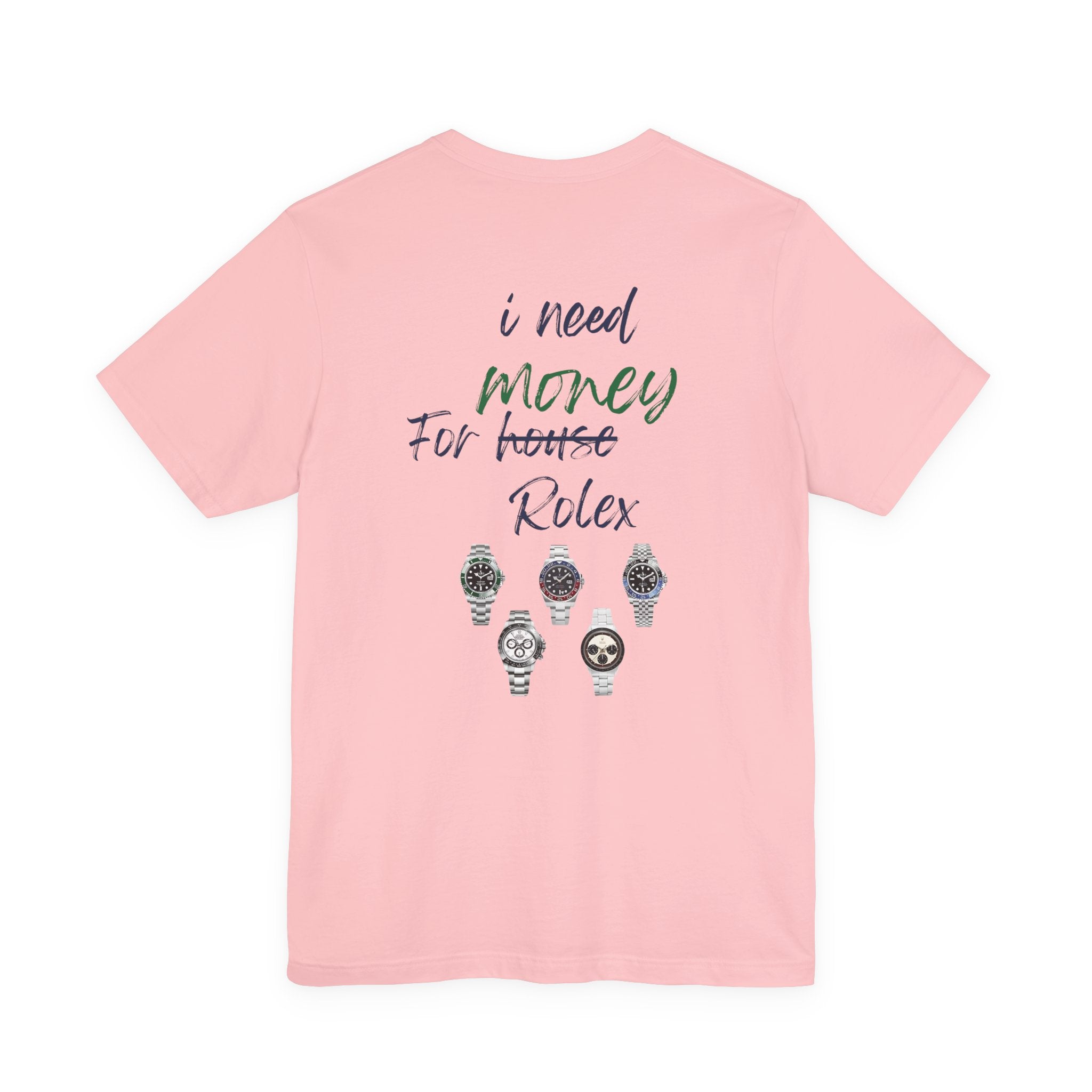 i need money for rolex  Graphic Tee, Casual Summer Shirt, Marine Life T-Shirt, Gift for Sea Lovers,  high quality
