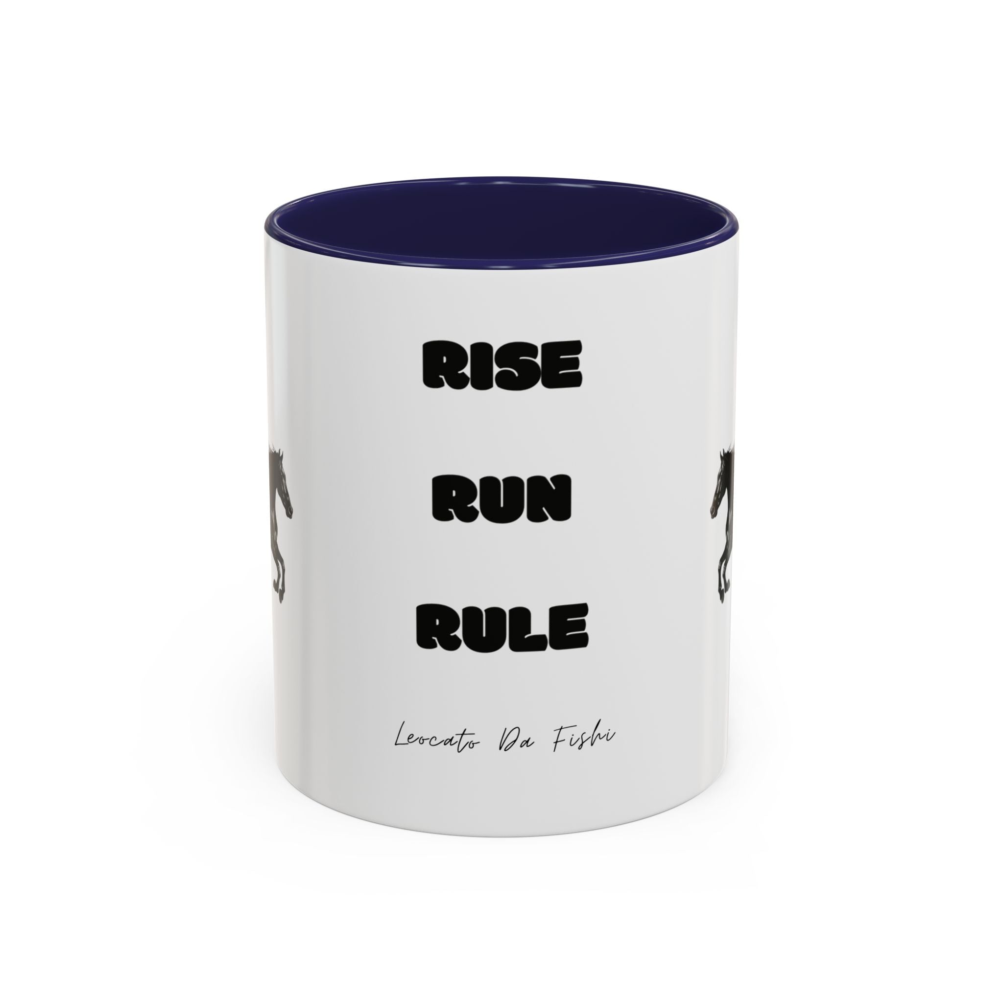 horse rise run  Coffee Mug (11, 15oz)