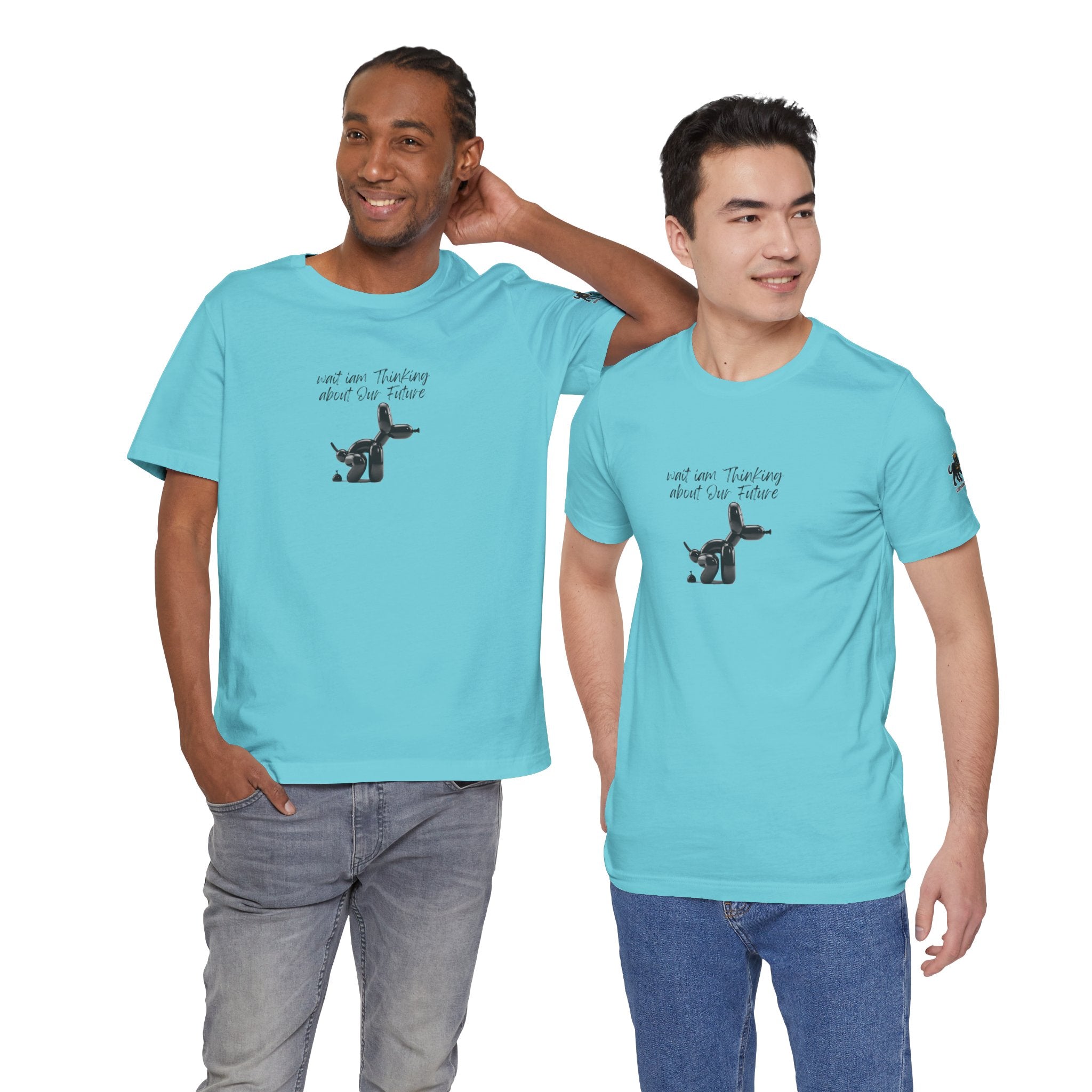 wait iam thinking about our future Graphic Tee, Casual Summer Shirt, Marine Life T-Shirt, Gift for Sea Lovers,  high quality