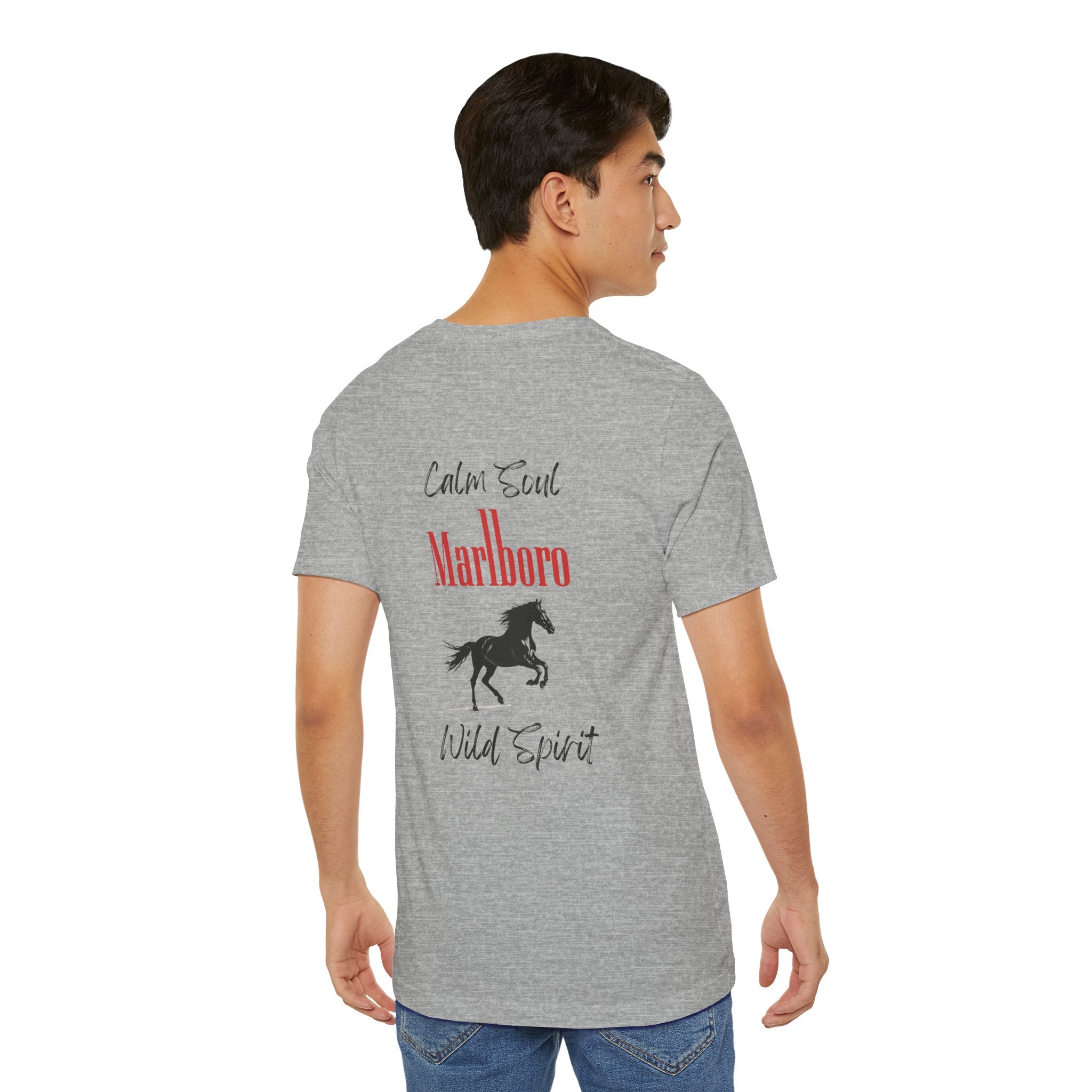 calm soul wild spirit Graphic Tee, Casual Summer Shirt, Marine Life T-Shirt, Gift for Sea Lovers,  high quality