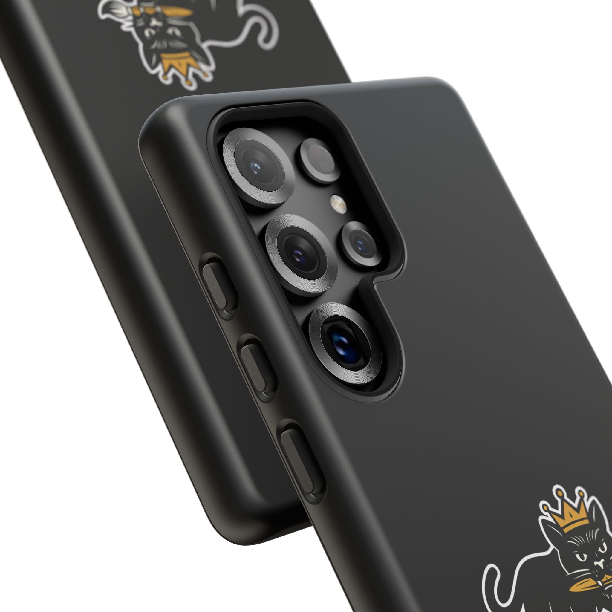 Tough Cases Phone Case, Unique Cat Design, Perfect for Animal Lovers, Gift for Birthdays, Fun Accessory for Everyday Use