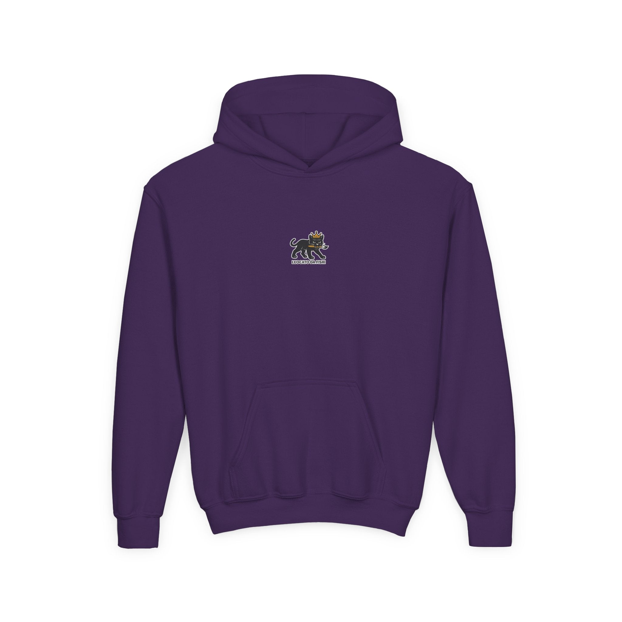 Youth Heavy Blend Hooded Sweatshirt with 'Leccato da Fish' Design - Cozy Gift for Teens, Memory Keepsake, Casual Wear, Birthday .