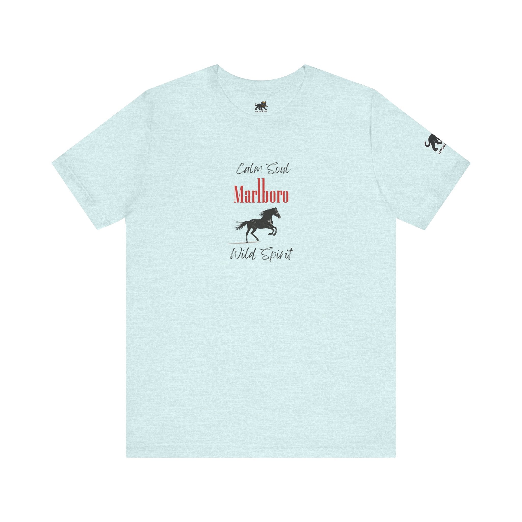 calm soul wild spirit Graphic Tee, Casual Summer Shirt, Marine Life T-Shirt, Gift for Sea Lovers,  high quality