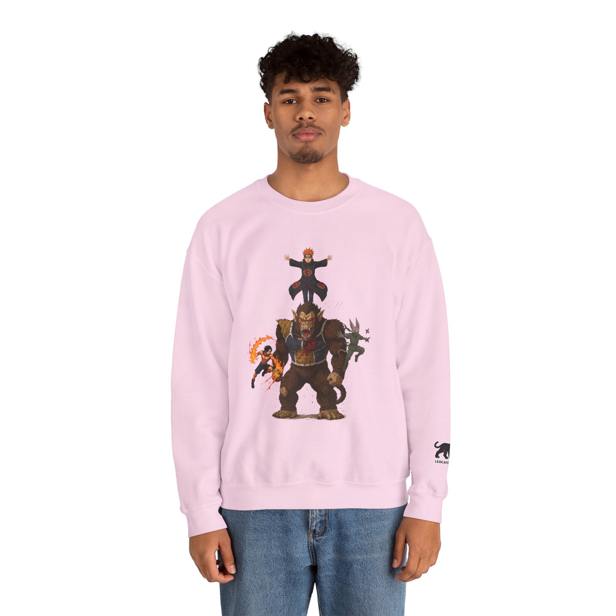 fight pain , nothing ends without pain Unisex Heavy Blend™ Crewneck Sweatshirt , high quality