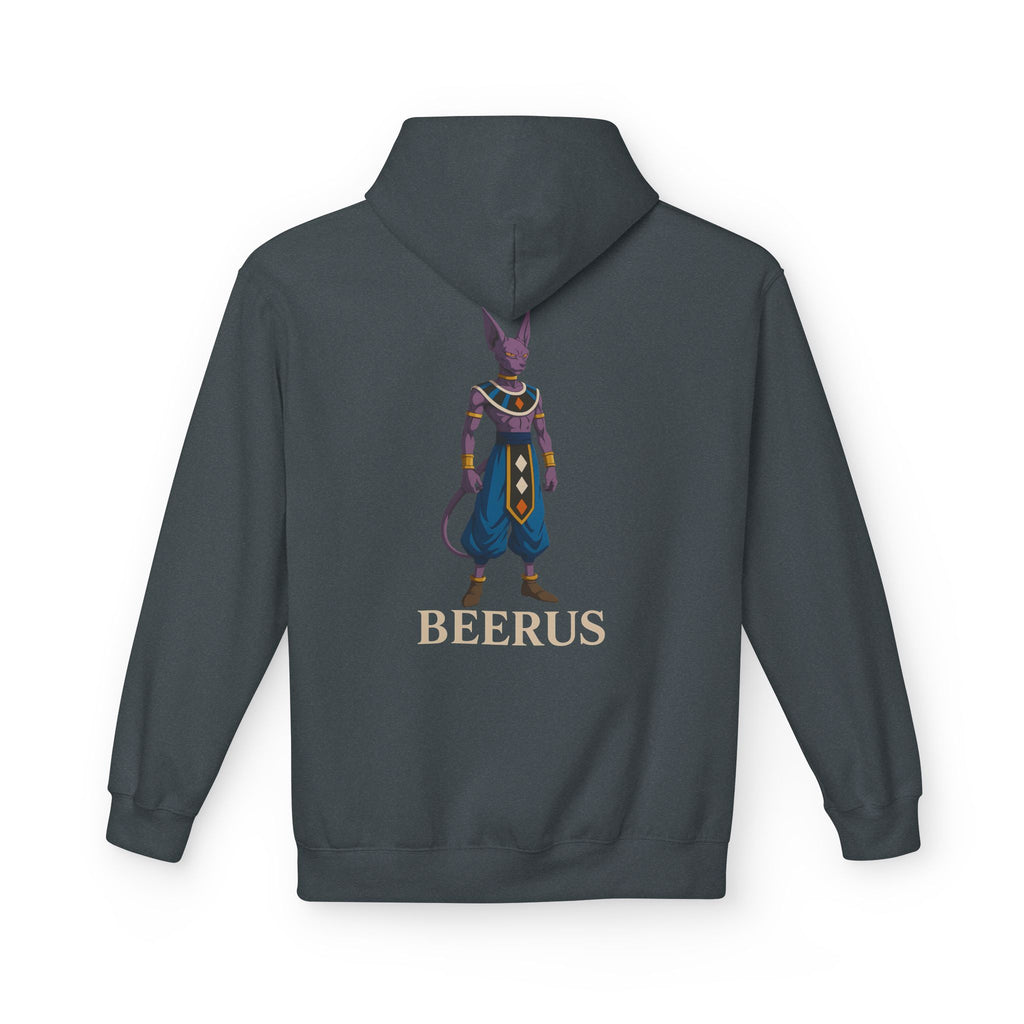 Stylish beerus Hoodie, Soft Unisex Fleece Sweatshirt, Trendy Anime Apparel, Cosplay Gift for Fans, Comfortable Streetwear