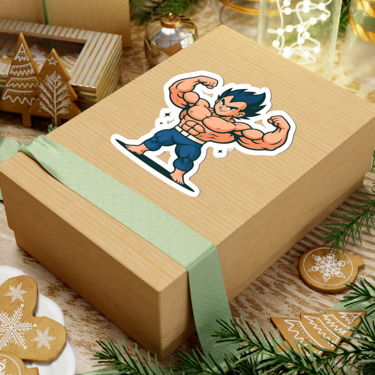 vegeta the GYM fitness    Character Kiss-Cut Stickers | Laptop, Decor, Gift, Naruto, Pain, Custom Stickers
