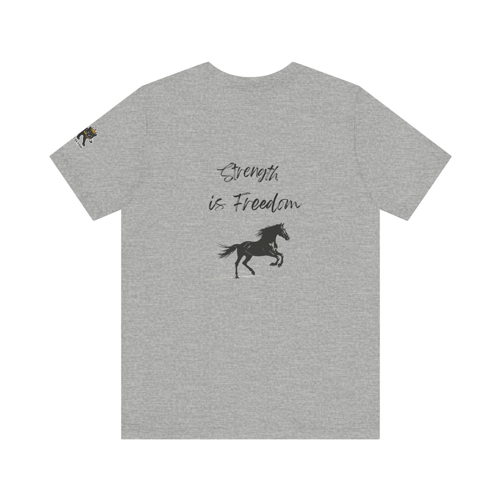 strength is freedom Graphic Tee, Casual Summer Shirt, Marine Life T-Shirt, Gift for Sea Lovers,  high quality