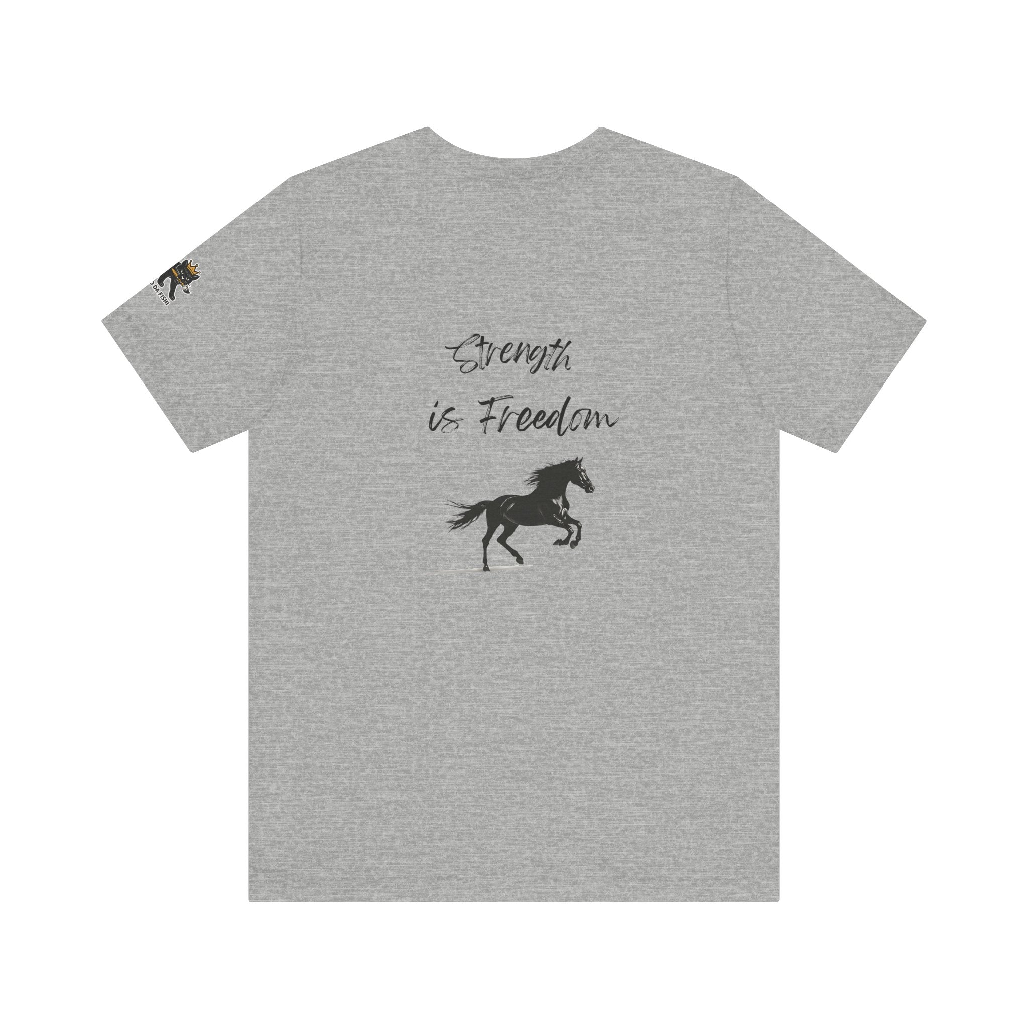 strength is freedom Graphic Tee, Casual Summer Shirt, Marine Life T-Shirt, Gift for Sea Lovers,  high quality