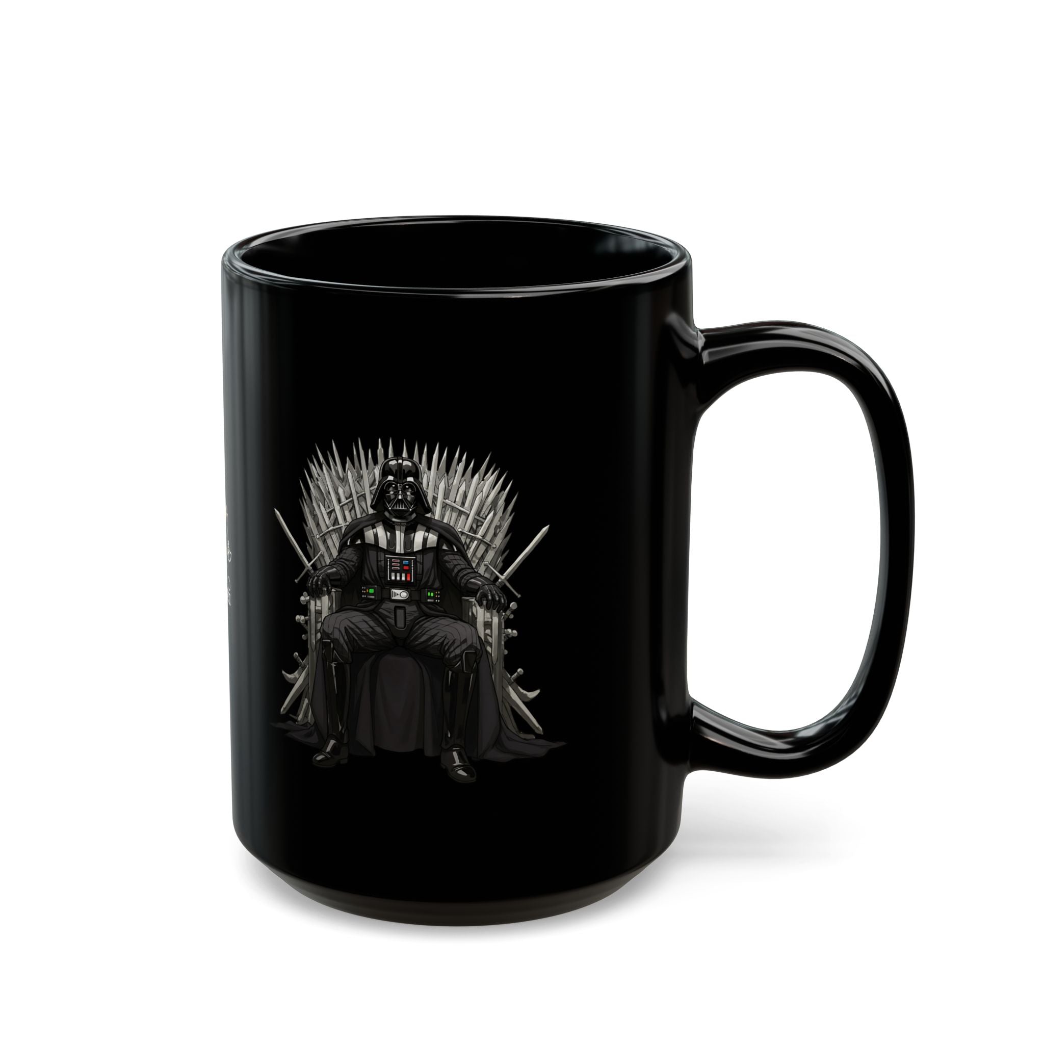 lord Darth  Black Mug with Cat and Darth Vader Designs, Gift for Pop Culture Lovers, Coffee Lover's Accessory, Geeky Kitchen Decor, [...]
