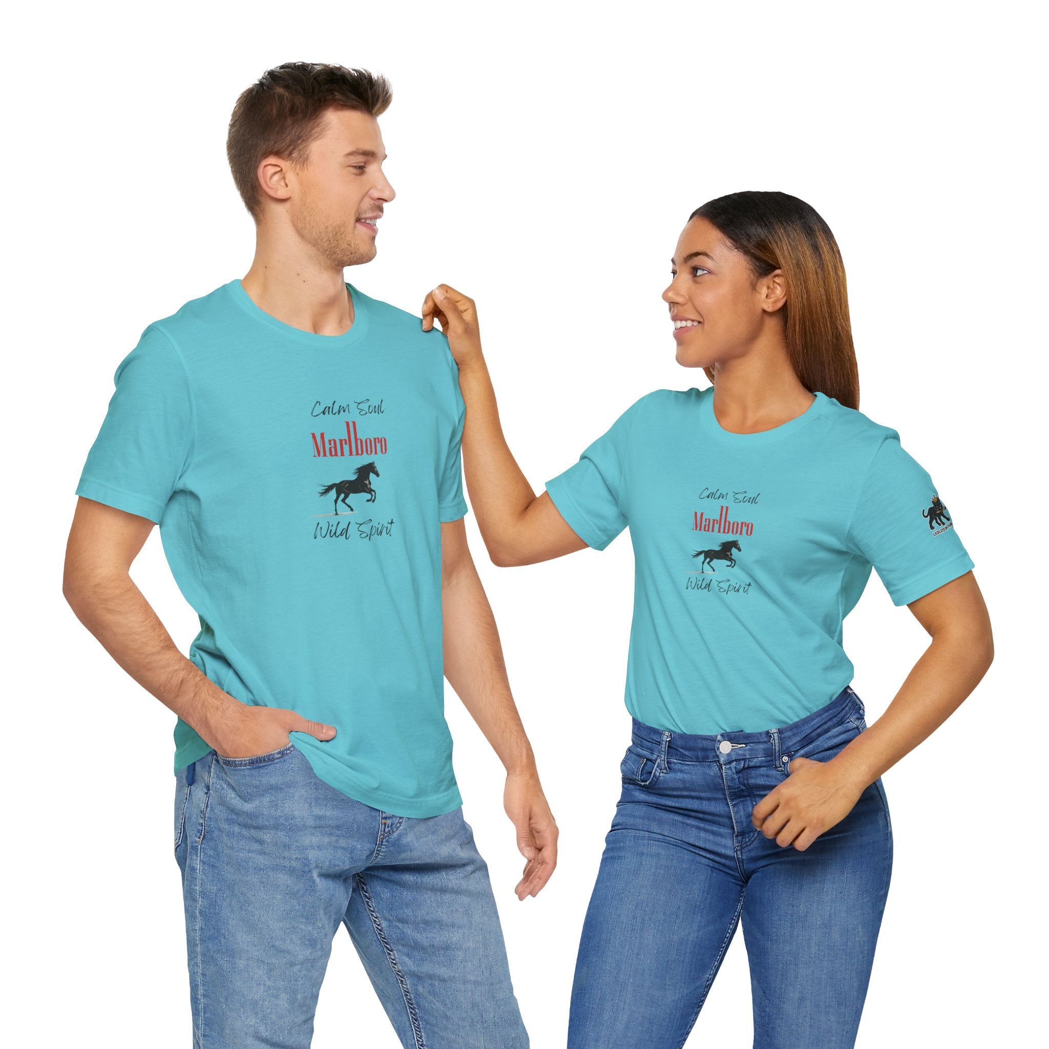 calm soul wild spirit Graphic Tee, Casual Summer Shirt, Marine Life T-Shirt, Gift for Sea Lovers,  high quality